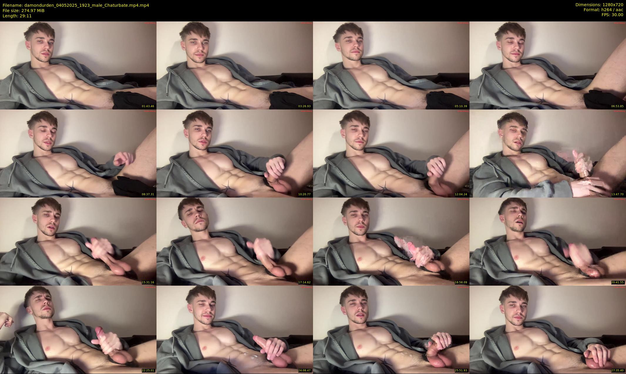 damondurden — 30 minute Chaturbate male cam show recording, 720p, May 4, 2025