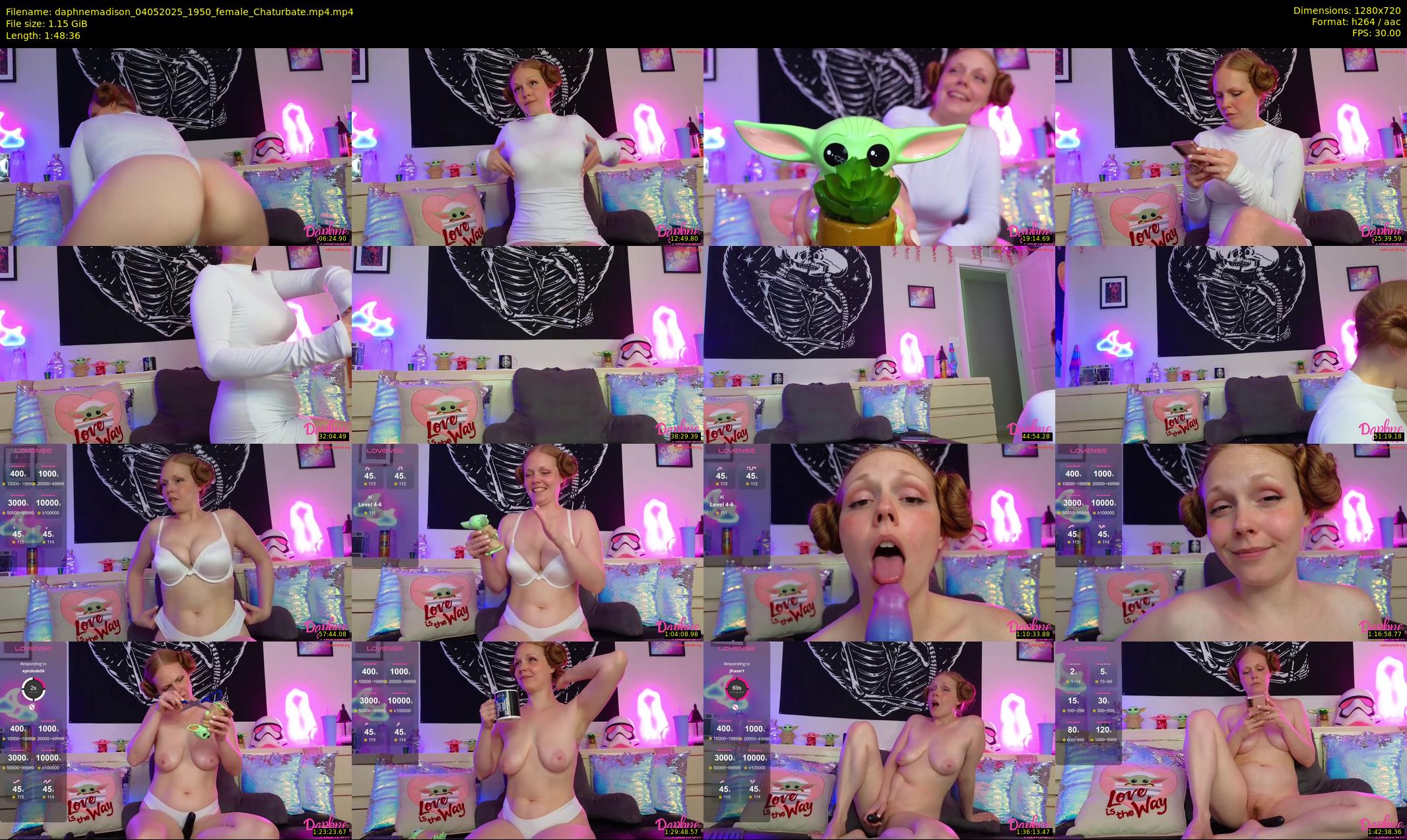 daphnemadison — 109 minute Chaturbate couple cam show recording, 720p, May 4, 2025
