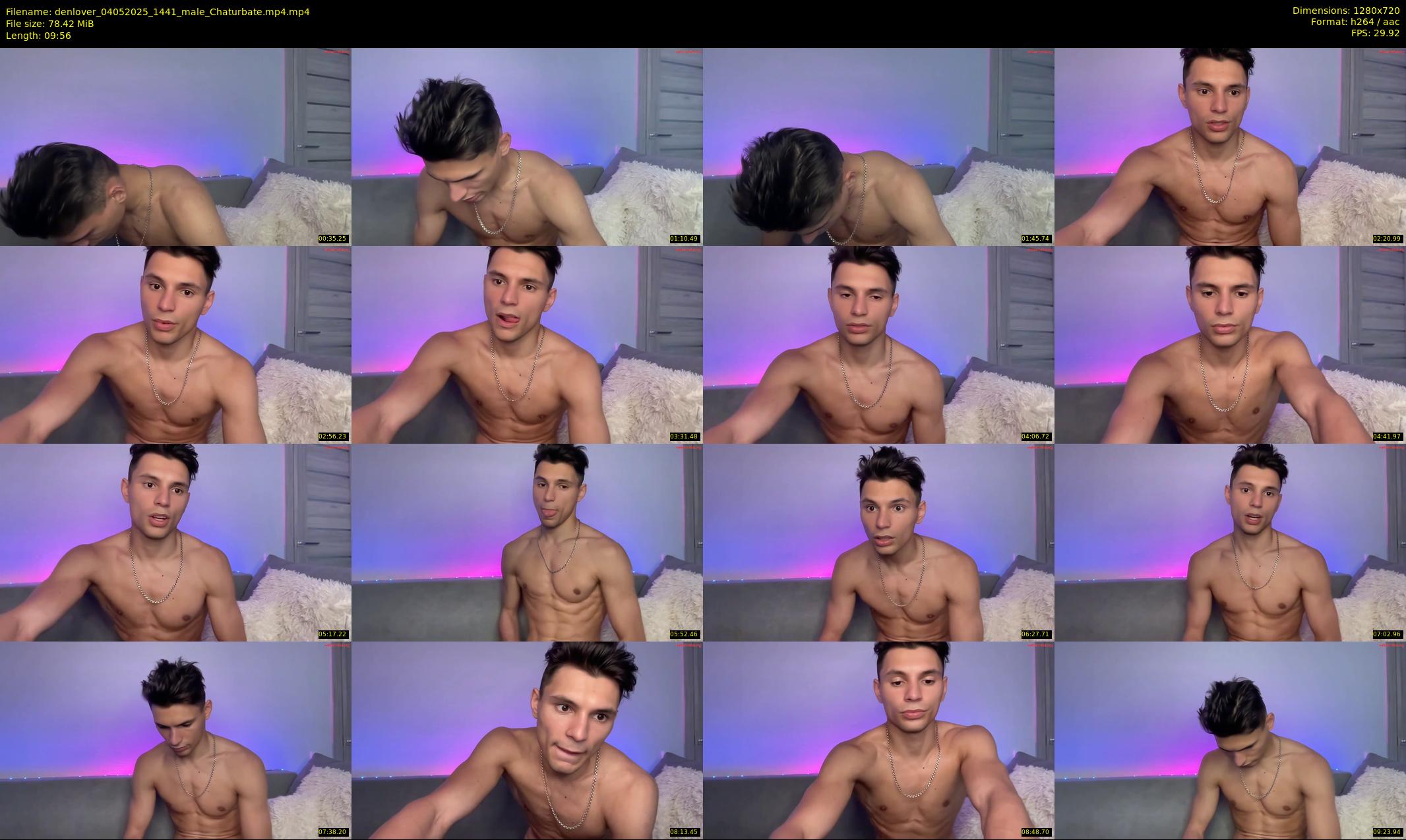 denlover — 10 minute Chaturbate male cam show recording, 720p, May 4, 2025