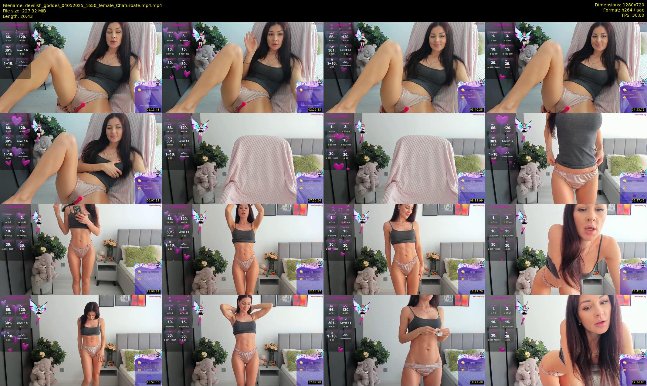 devilish_goddes — 21 minute Chaturbate female cam show recording, 720p, May 4, 2025