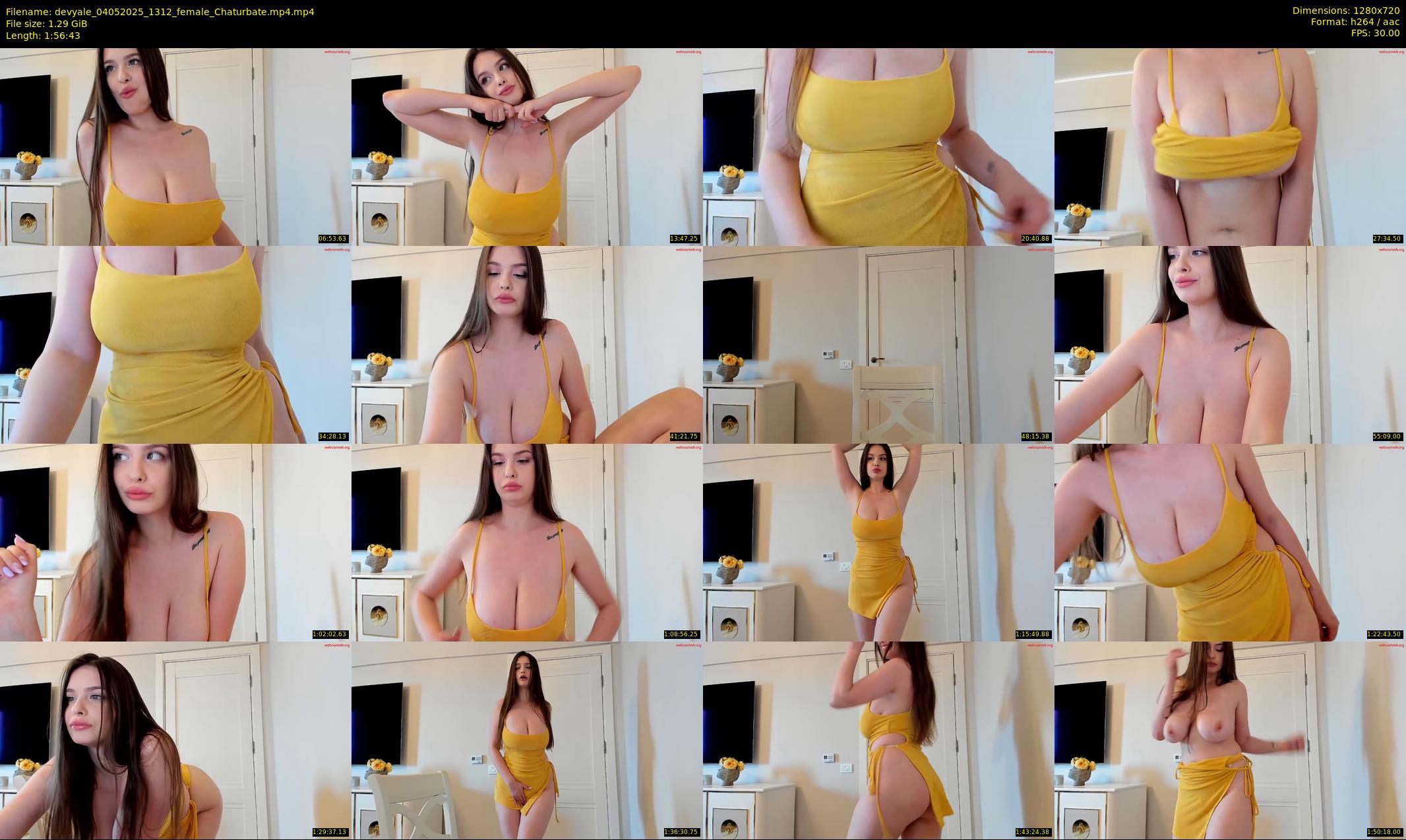 devyale — 117 minute Chaturbate female cam show recording, 720p, May 4, 2025