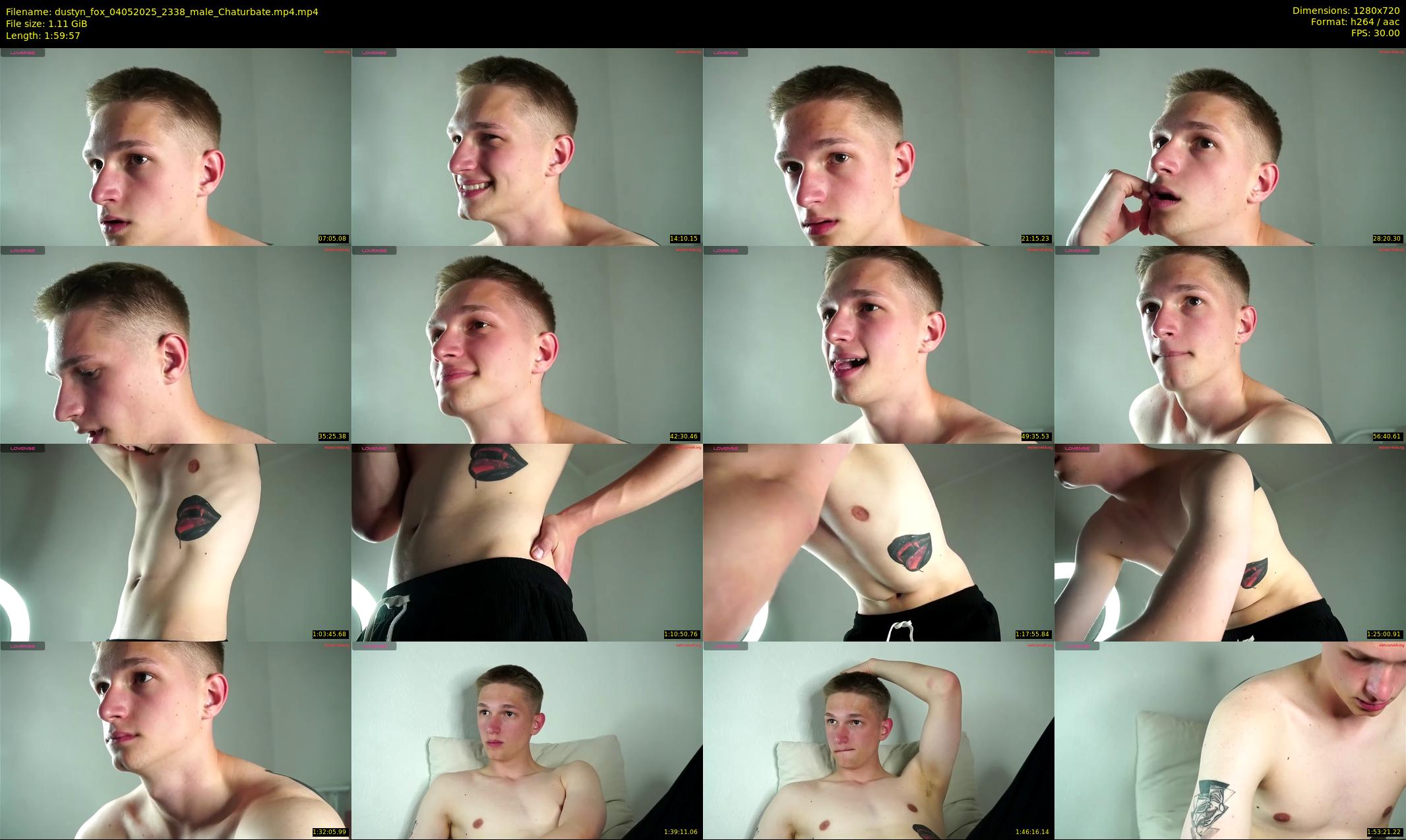 dustyn_fox — 120 minute Chaturbate male cam show recording, 720p, May 4, 2025