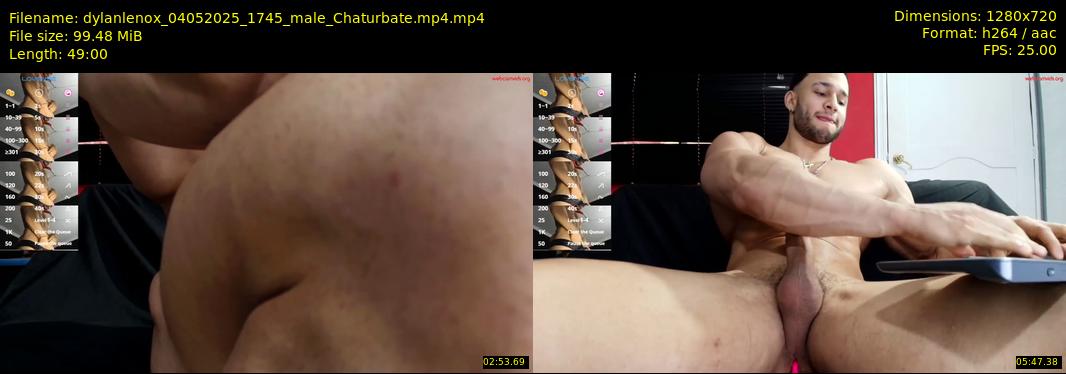 dylanlenox — 49 minute Chaturbate male cam show recording, 720p, May 4, 2025