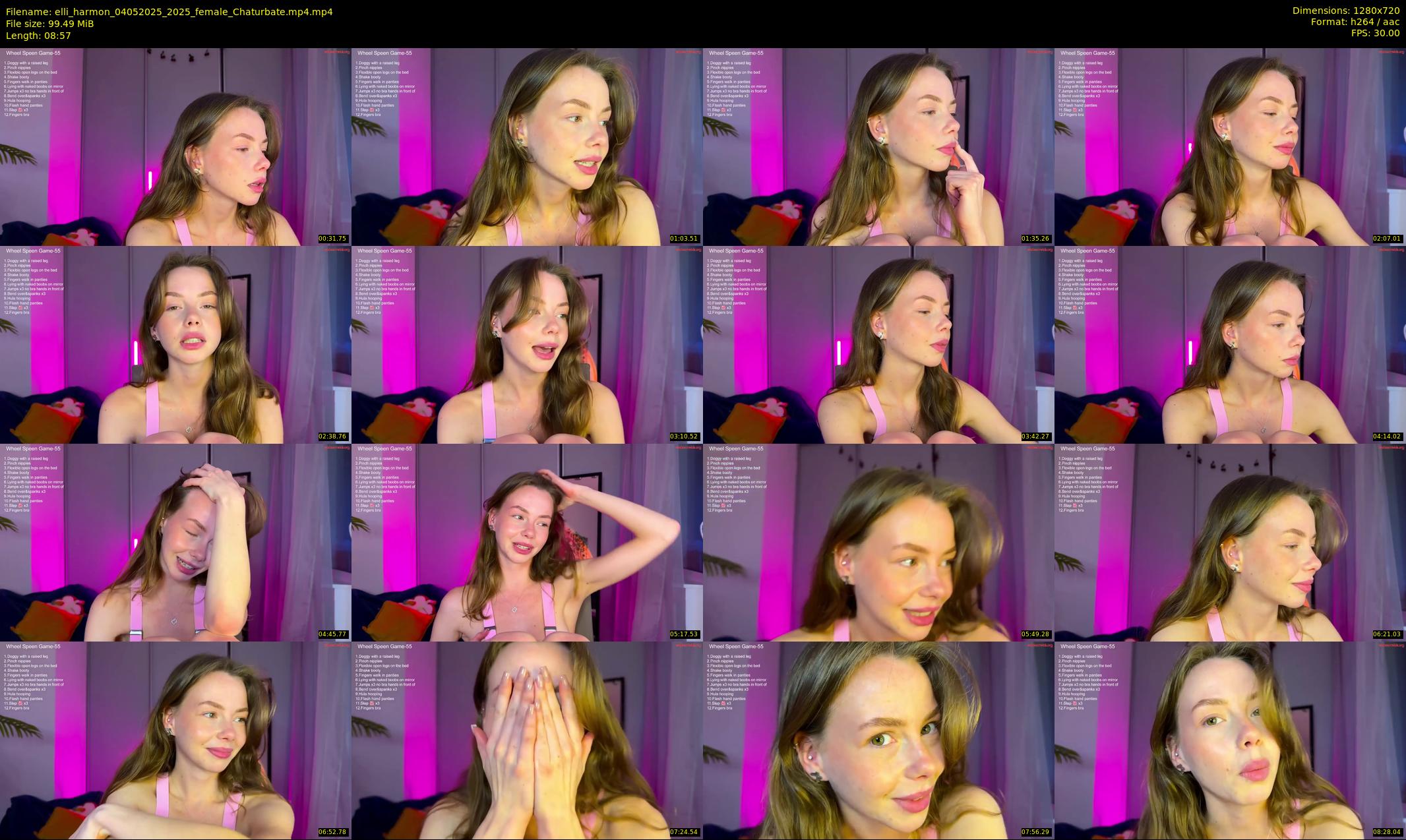 elli_harmon — 9 minute Chaturbate female cam show recording, 720p, May 4, 2025