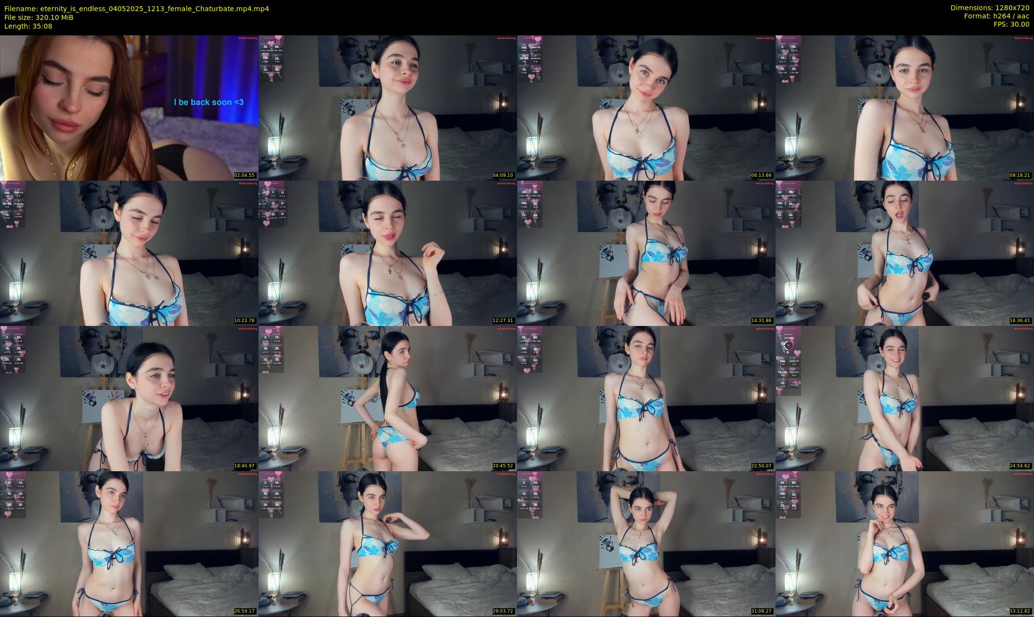eternity_is_endless — 36 minute Chaturbate female cam show recording, 720p, May 4, 2025