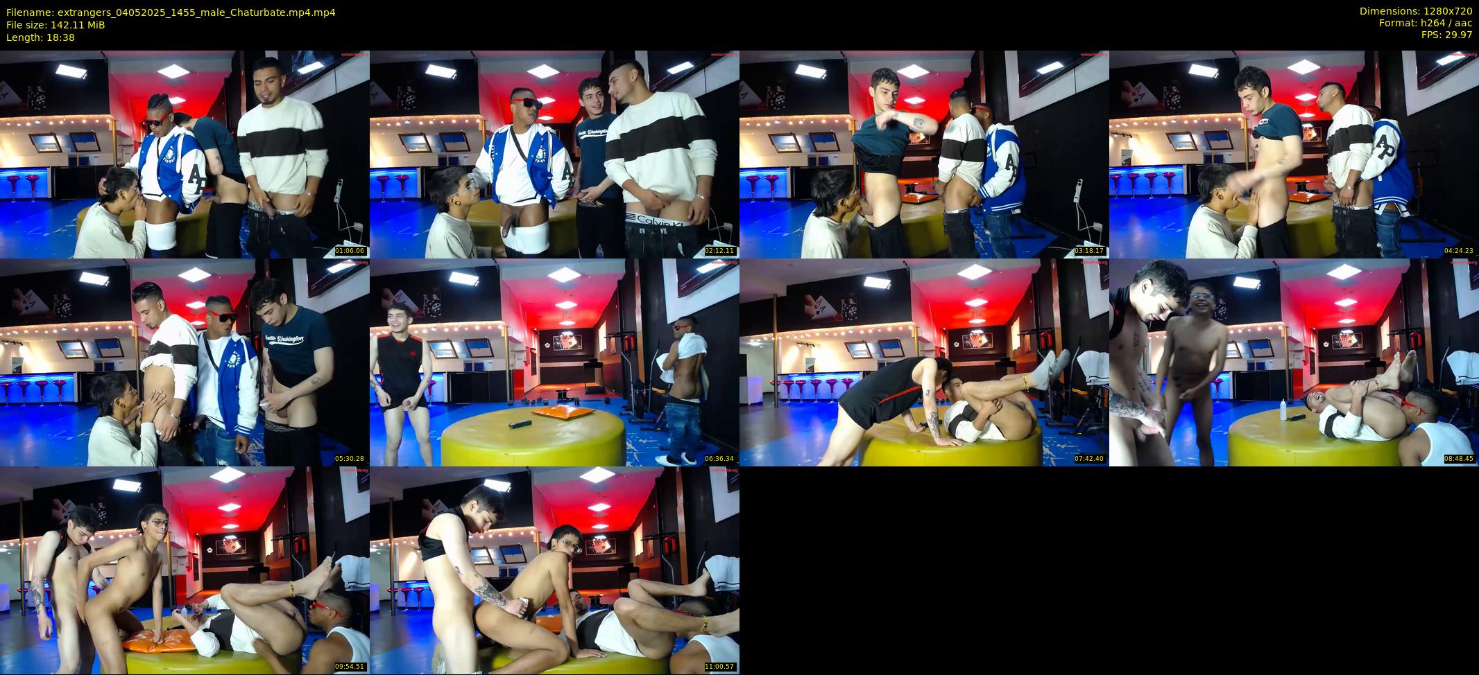 extrangers — 19 minute Chaturbate male cam show recording, 720p, May 4, 2025