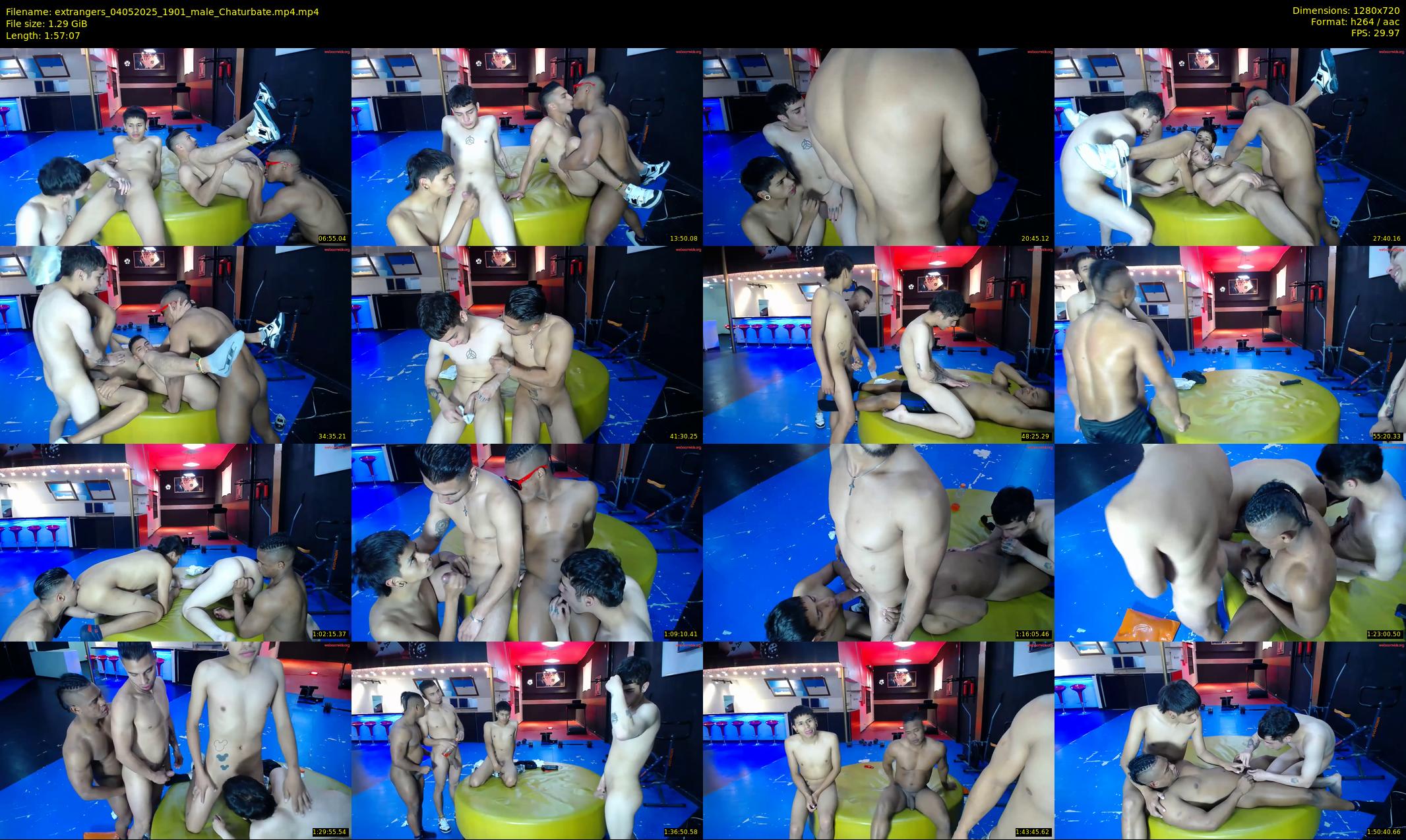extrangers — 118 minute Chaturbate male cam show recording, 720p, May 4, 2025