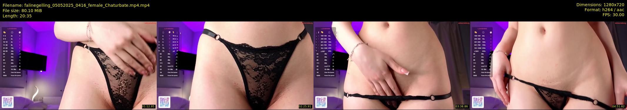 falinegelling — 21 minute Chaturbate female cam show recording, 720p, May 5, 2025