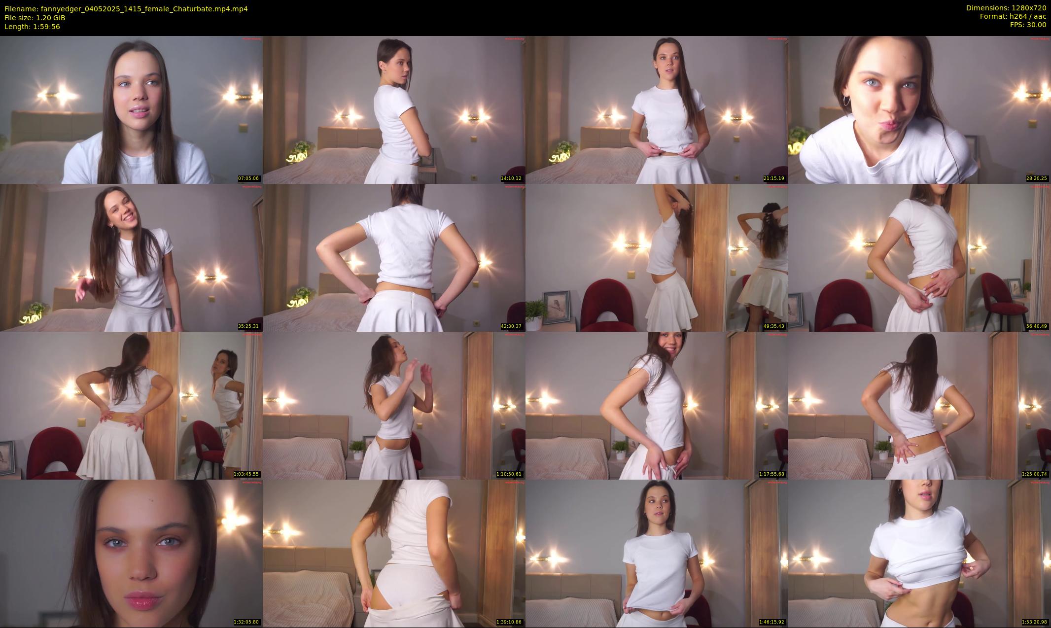 fannyedger — 120 minute Chaturbate female cam show recording, 720p, May 4, 2025