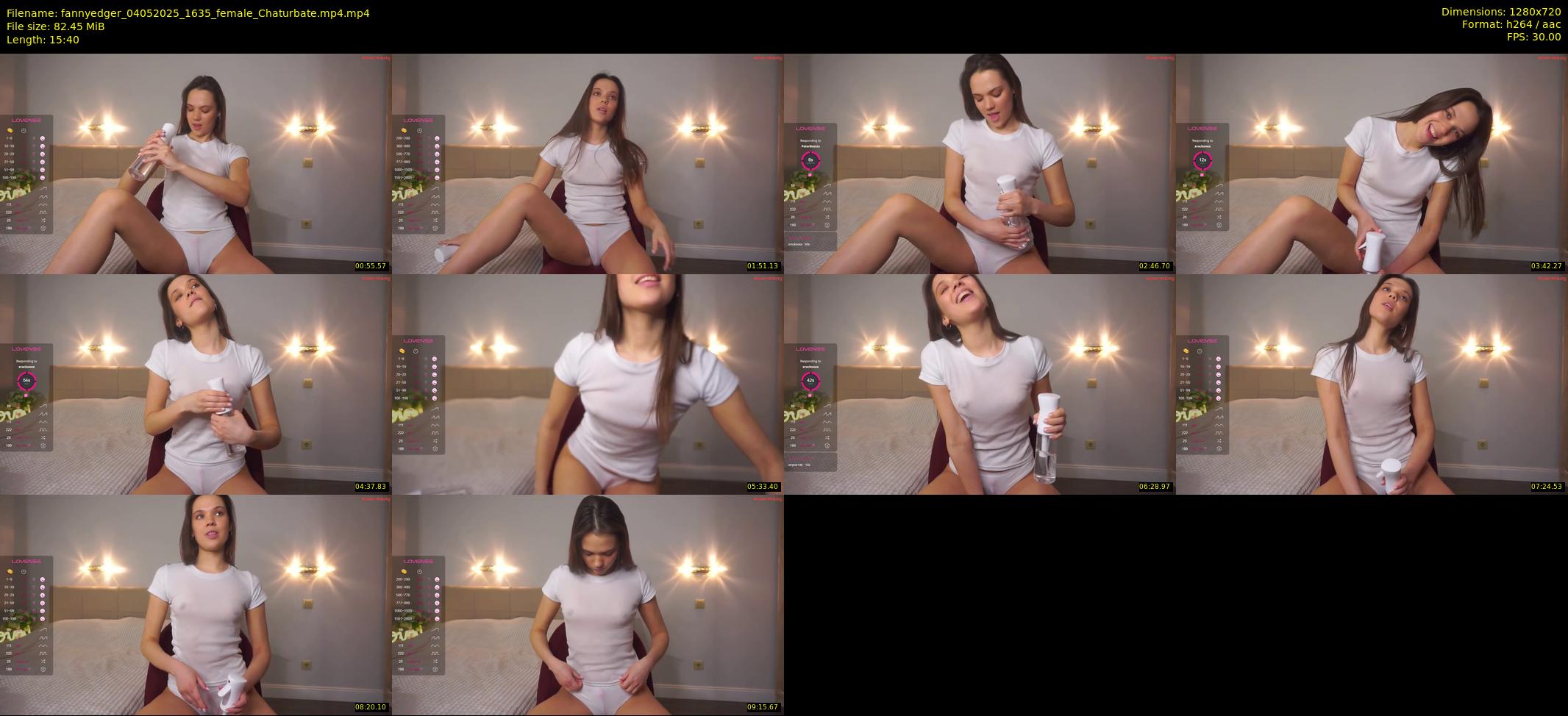 fannyedger — 16 minute Chaturbate female cam show recording, 720p, May 4, 2025