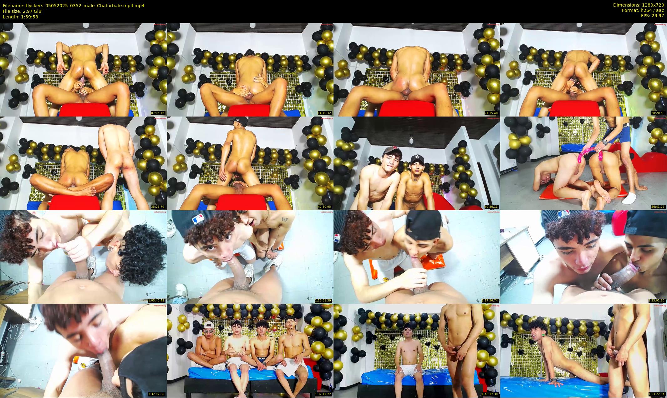 flyckers — 120 minute Chaturbate male cam show recording, 720p, May 5, 2025