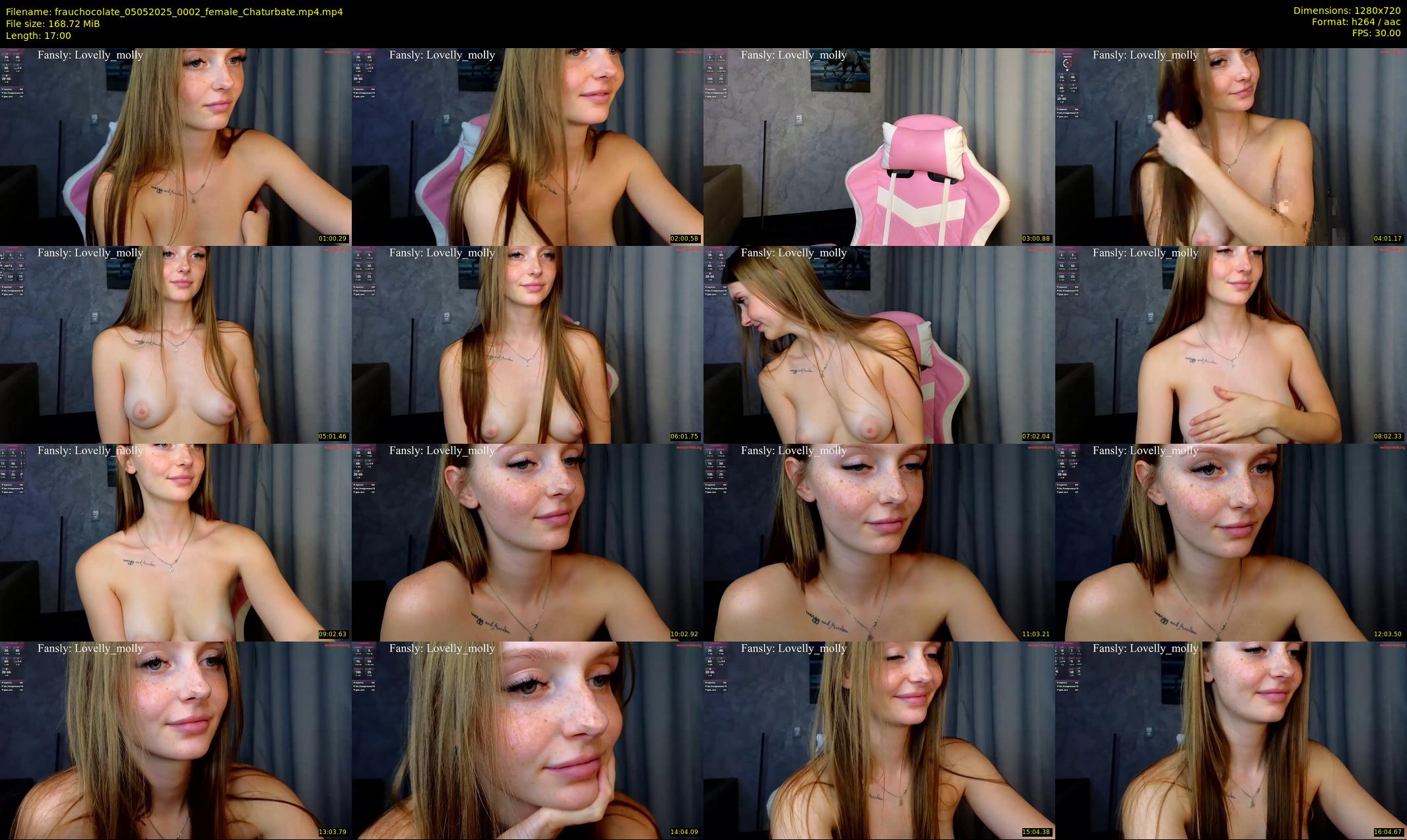 frauchocolate — 17 minute Chaturbate female cam show recording, 720p, May 5, 2025