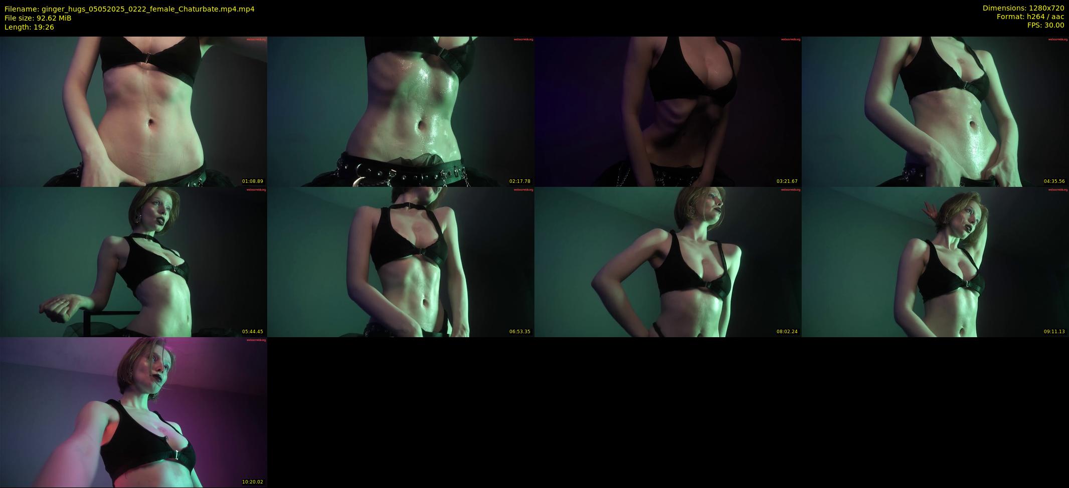ginger_hugs — 20 minute Chaturbate female cam show recording, 720p, May 5, 2025