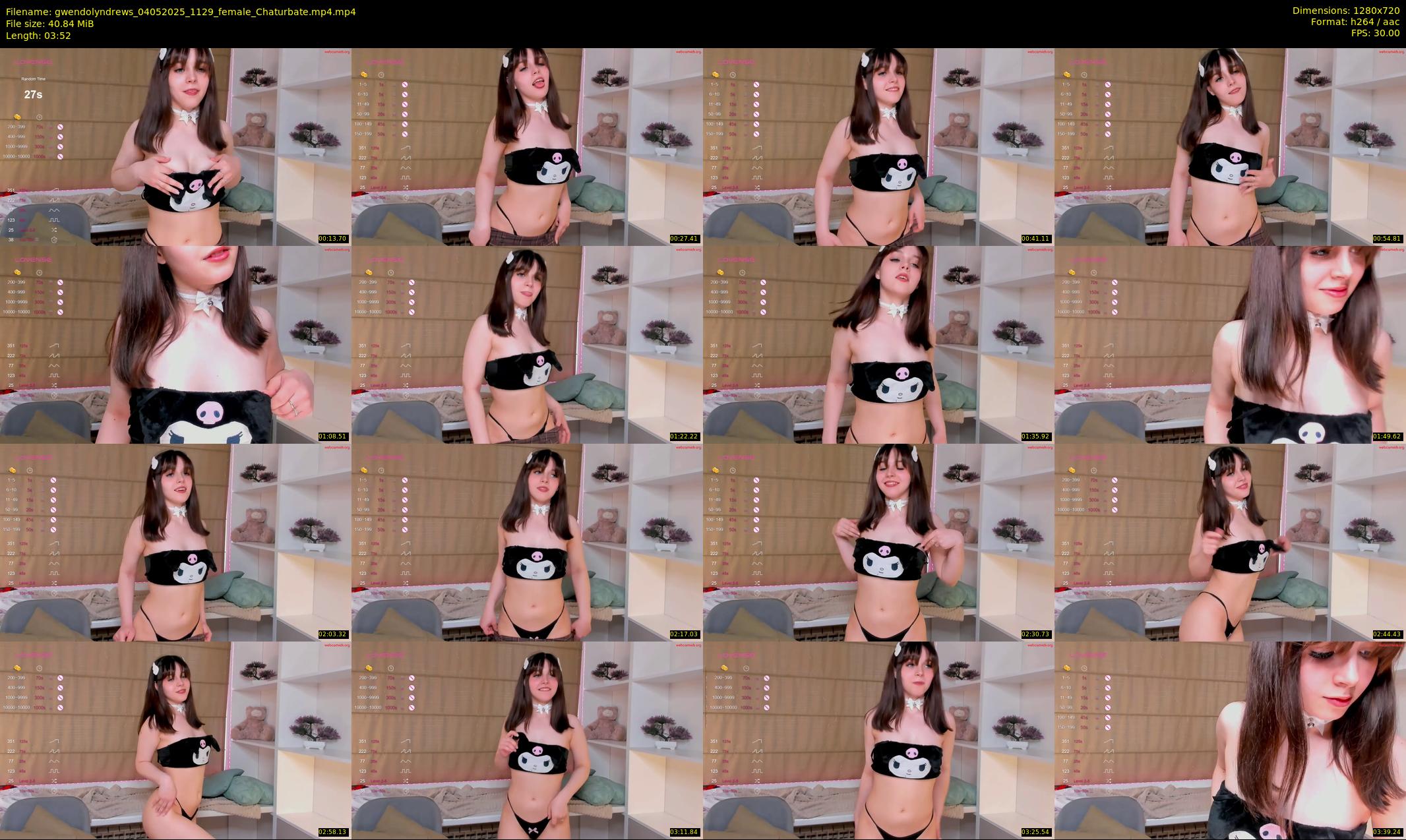 gwendolyndrews — 4 minute Chaturbate female cam show recording, 720p, May 4, 2025