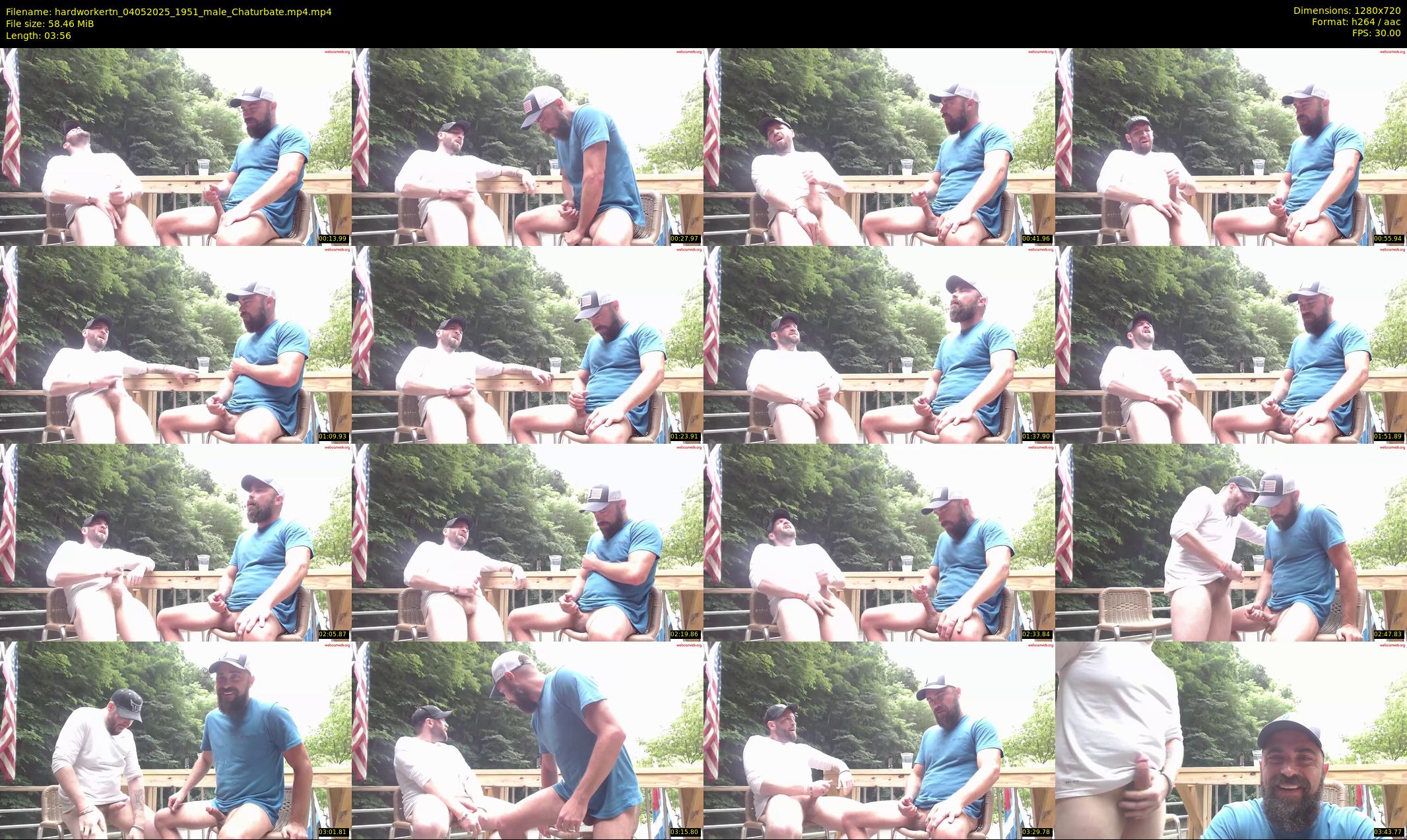 hardworkertn — 4 minute Chaturbate male cam show recording, 720p, May 4, 2025