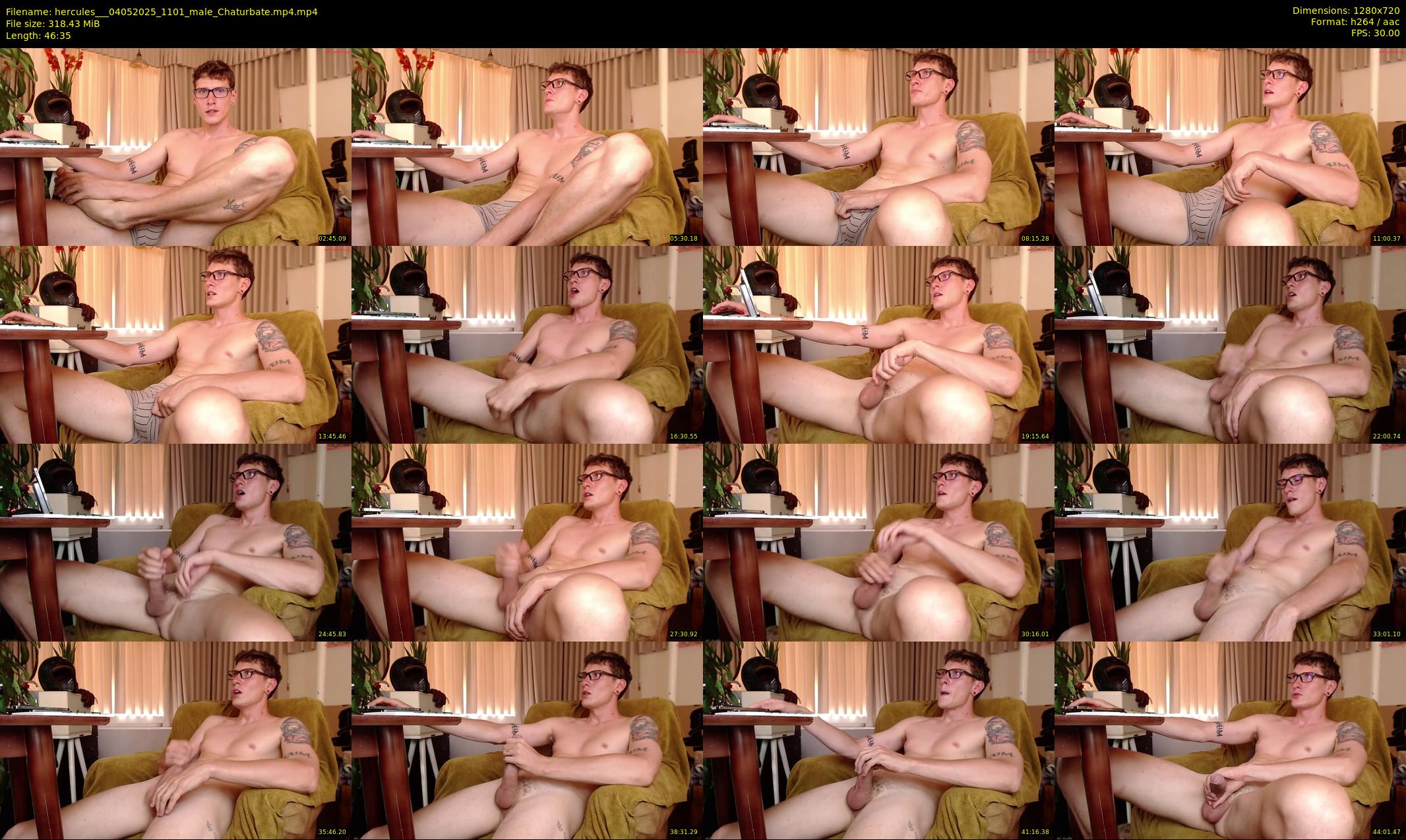 hercules__ — 47 minute Chaturbate male cam show recording, 720p, May 4, 2025