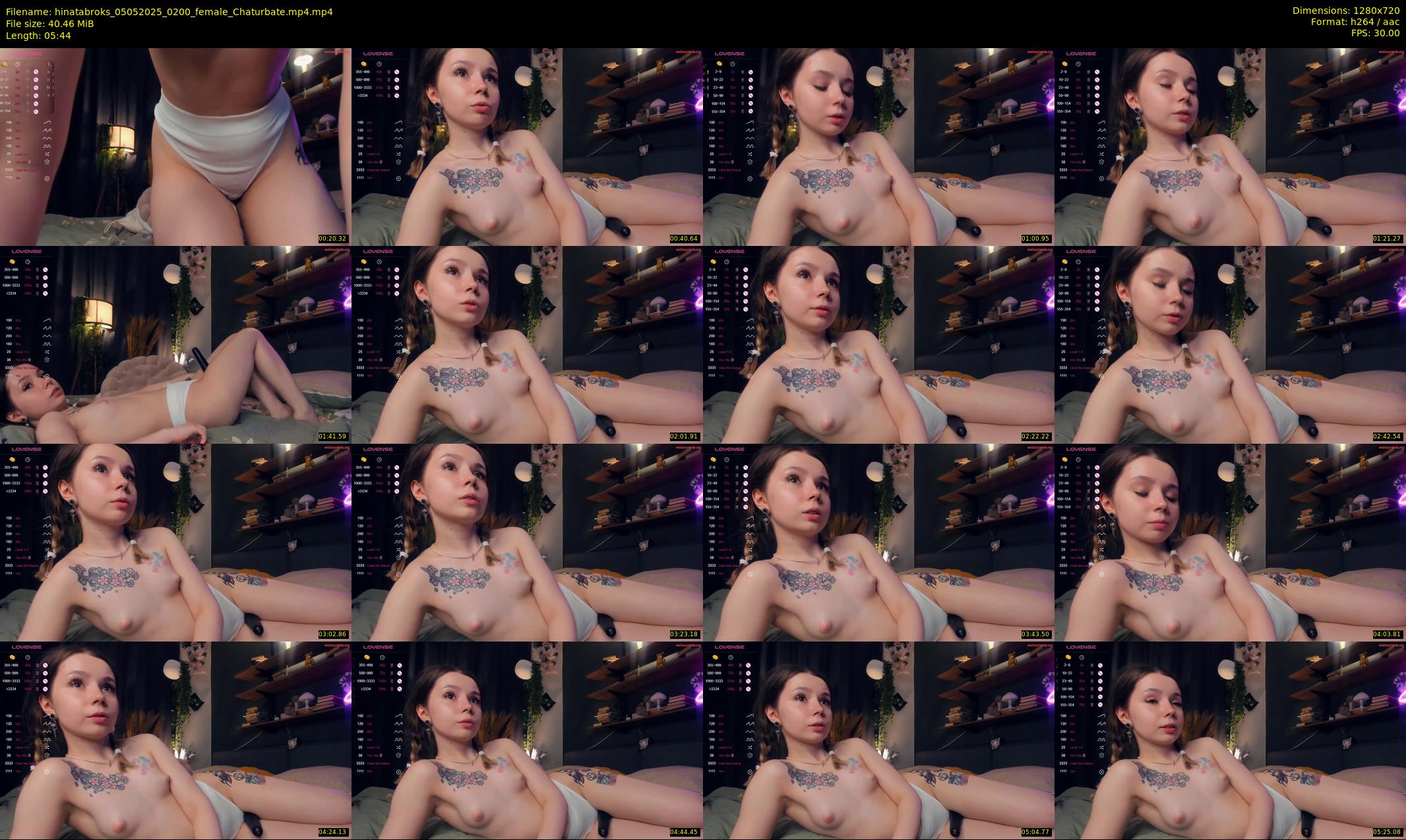 hinatabroks — 6 minute Chaturbate female cam show recording, 720p, May 5, 2025