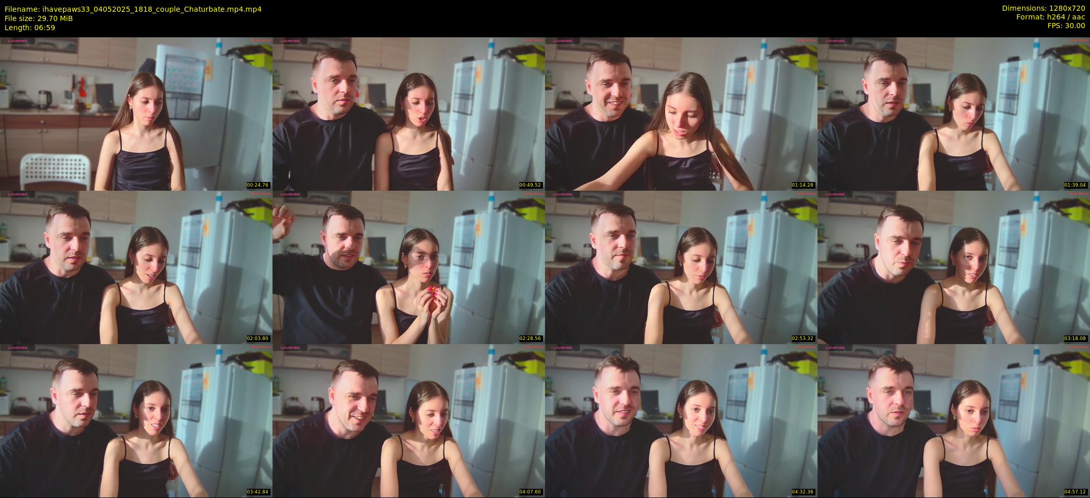 ihavepaws33 — 7 minute Chaturbate couple cam show recording, 720p, May 4, 2025