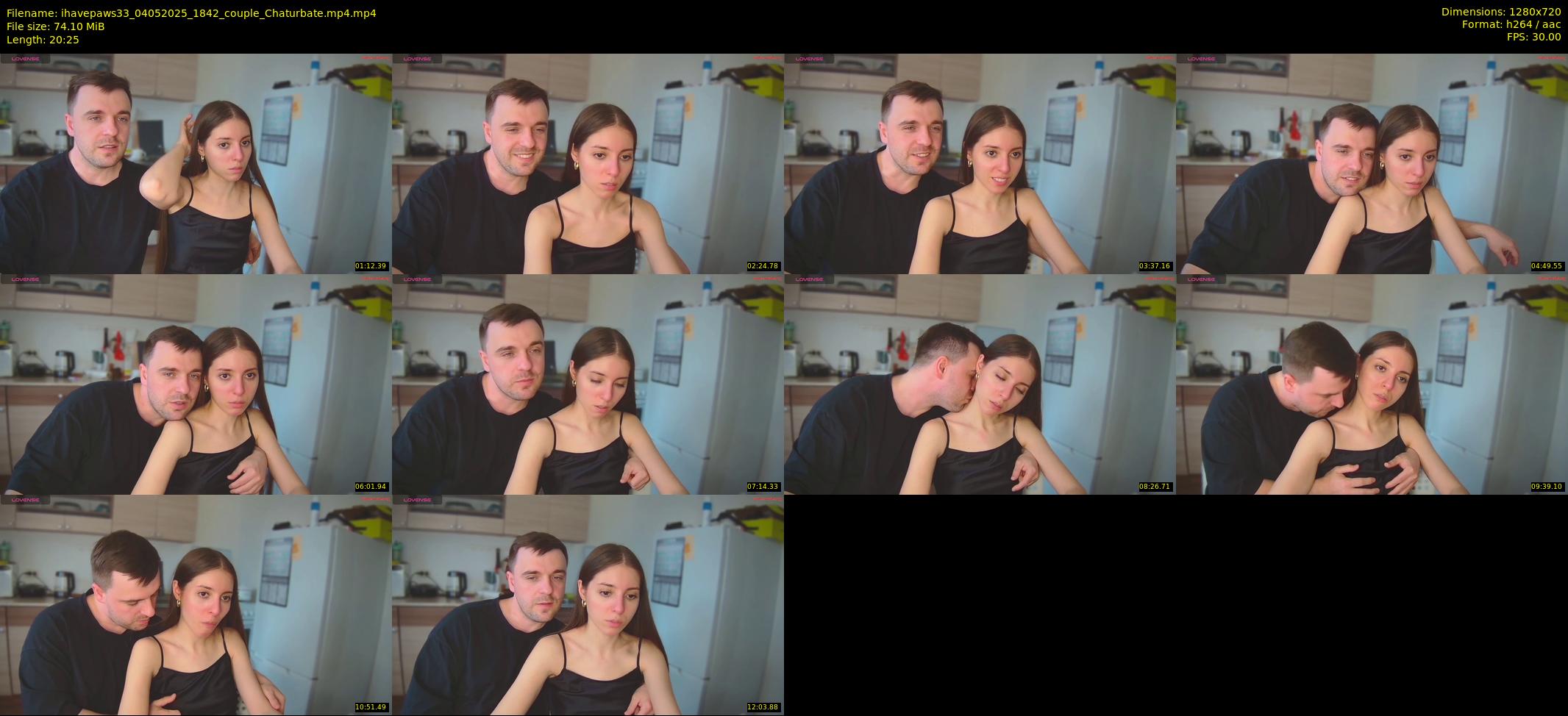 ihavepaws33 — 21 minute Chaturbate couple cam show recording, 720p, May 4, 2025