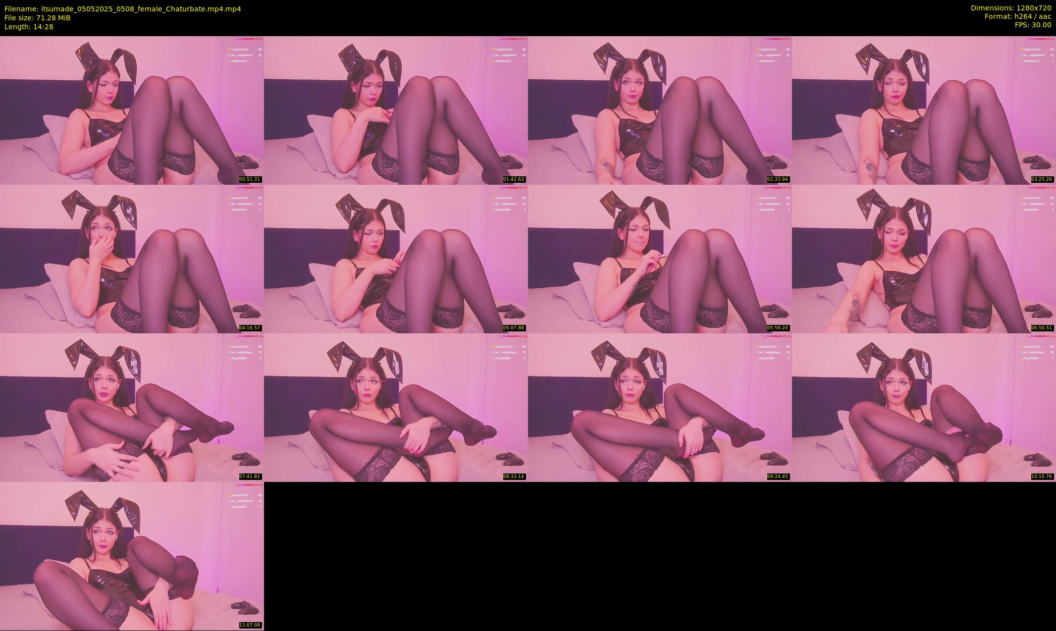 itsumade — 15 minute Chaturbate female cam show recording, 720p, May 5, 2025