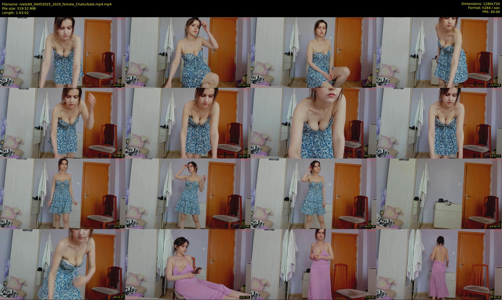 iveto69 — 64 minute Chaturbate female cam show recording, 720p, May 4, 2025