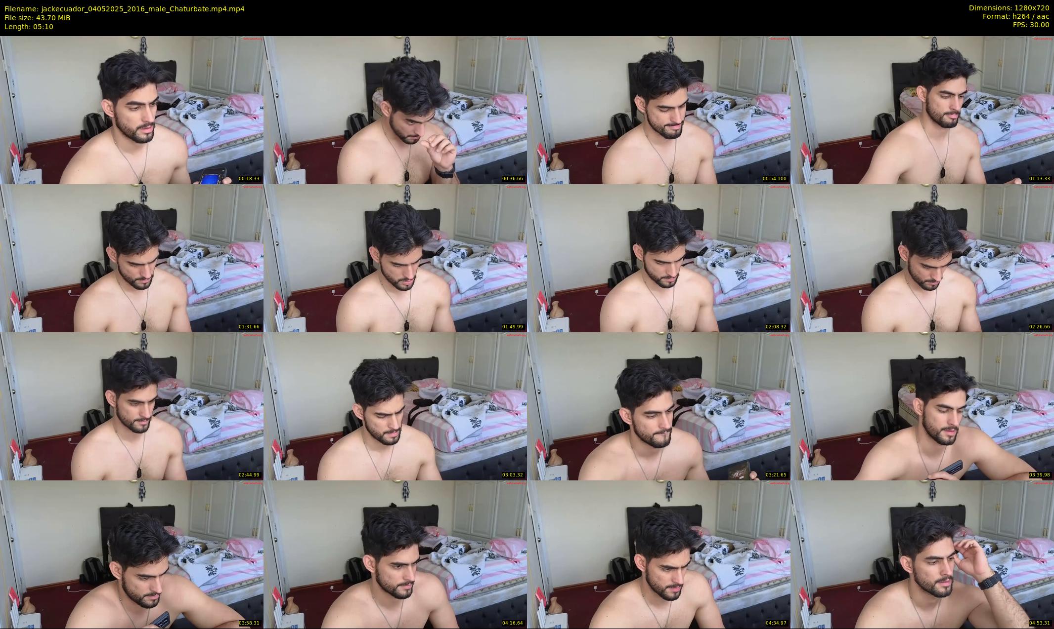 jackecuador — 6 minute Chaturbate male cam show recording, 720p, May 4, 2025