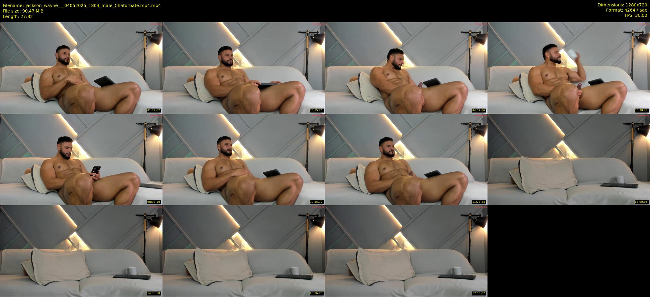 jackson_wayne__ — 28 minute Chaturbate male cam show recording, 720p, May 4, 2025