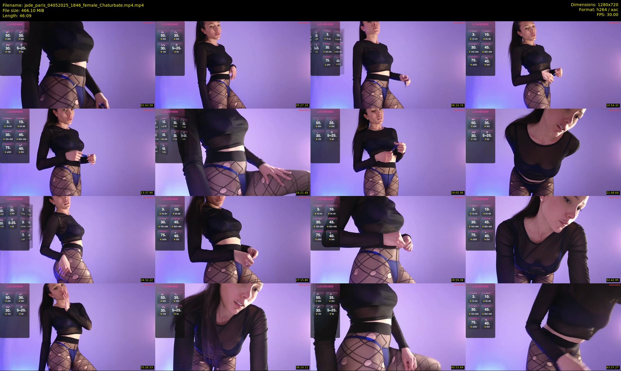 jade_paris — 47 minute Chaturbate female cam show recording, 720p, May 4, 2025