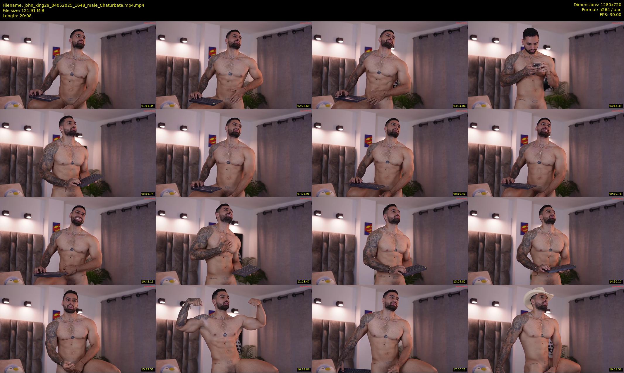 john_king29 — 21 minute Chaturbate male cam show recording, 720p, May 4, 2025