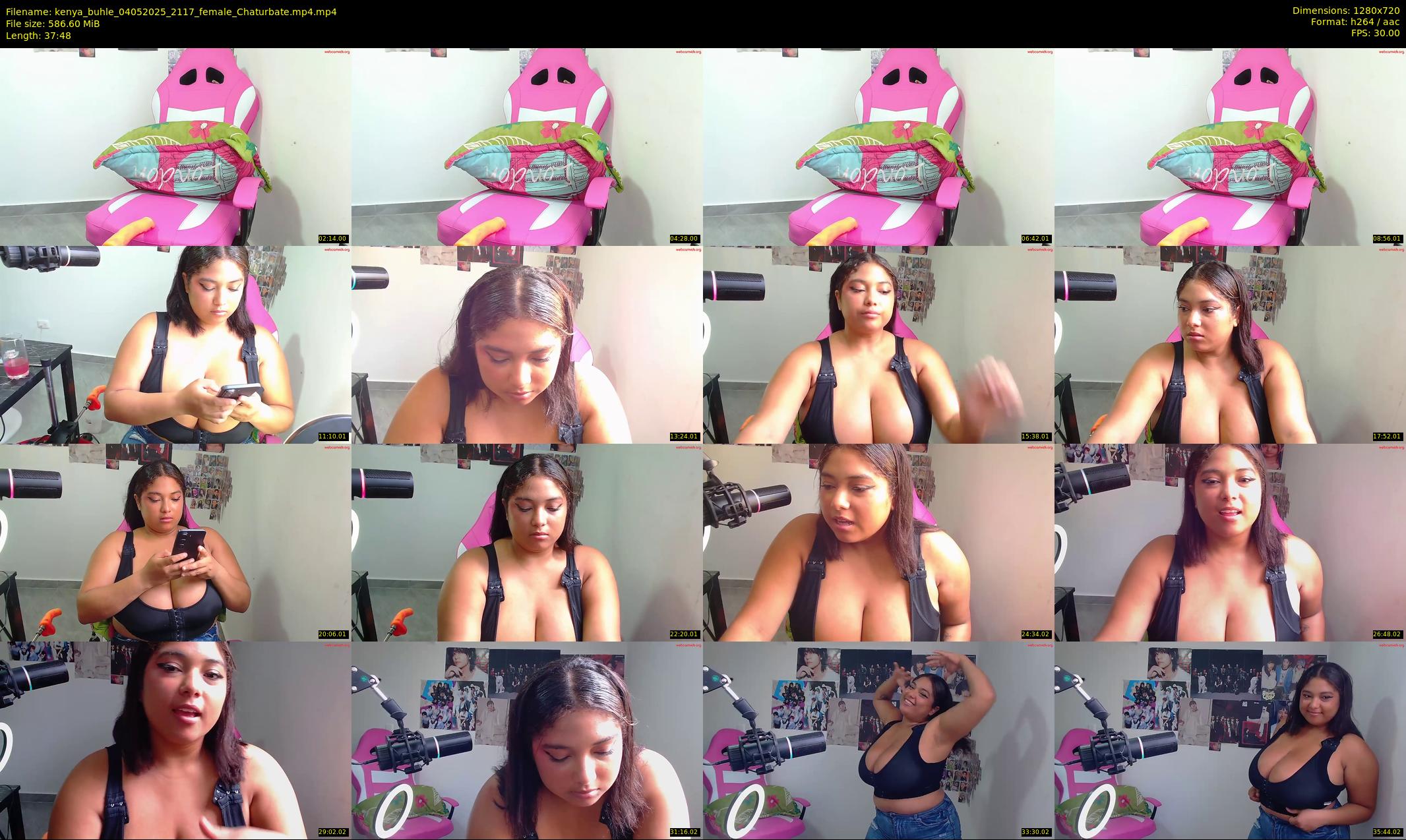 kenya_buhle — 38 minute Chaturbate female cam show recording, 720p, May 4, 2025