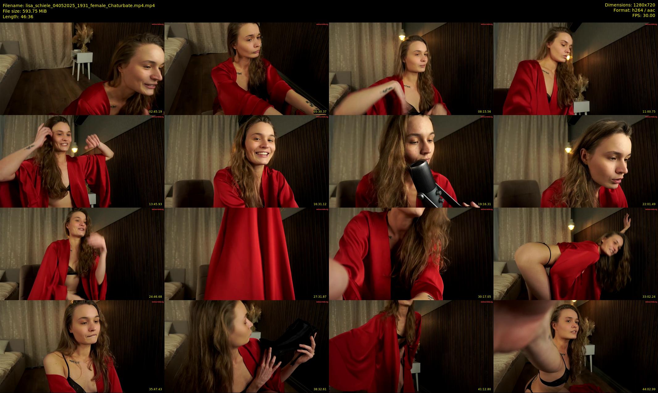 lisa_schiele — 47 minute Chaturbate female cam show recording, 720p, May 4, 2025