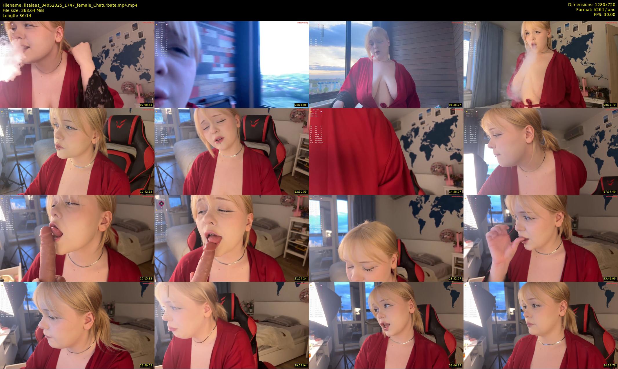 lisalaas — 37 minute Chaturbate female cam show recording, 720p, May 4, 2025
