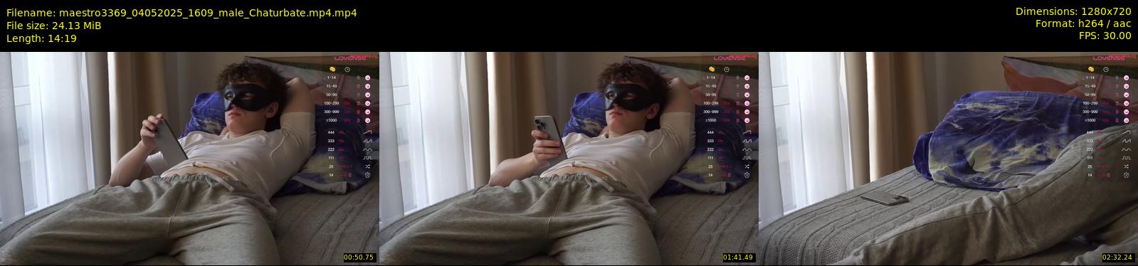 maestro3369 — 15 minute Chaturbate male cam show recording, 720p, May 4, 2025