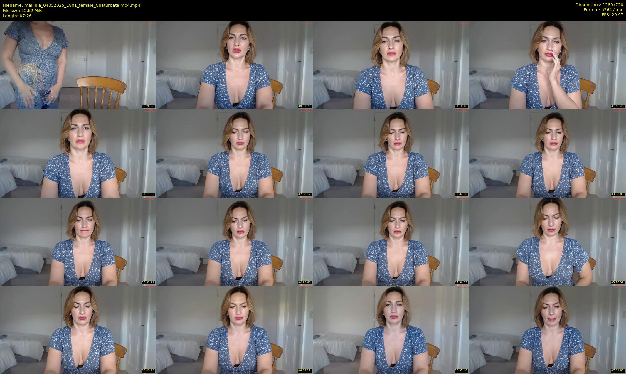 mallinia — 8 minute Chaturbate female cam show recording, 720p, May 4, 2025