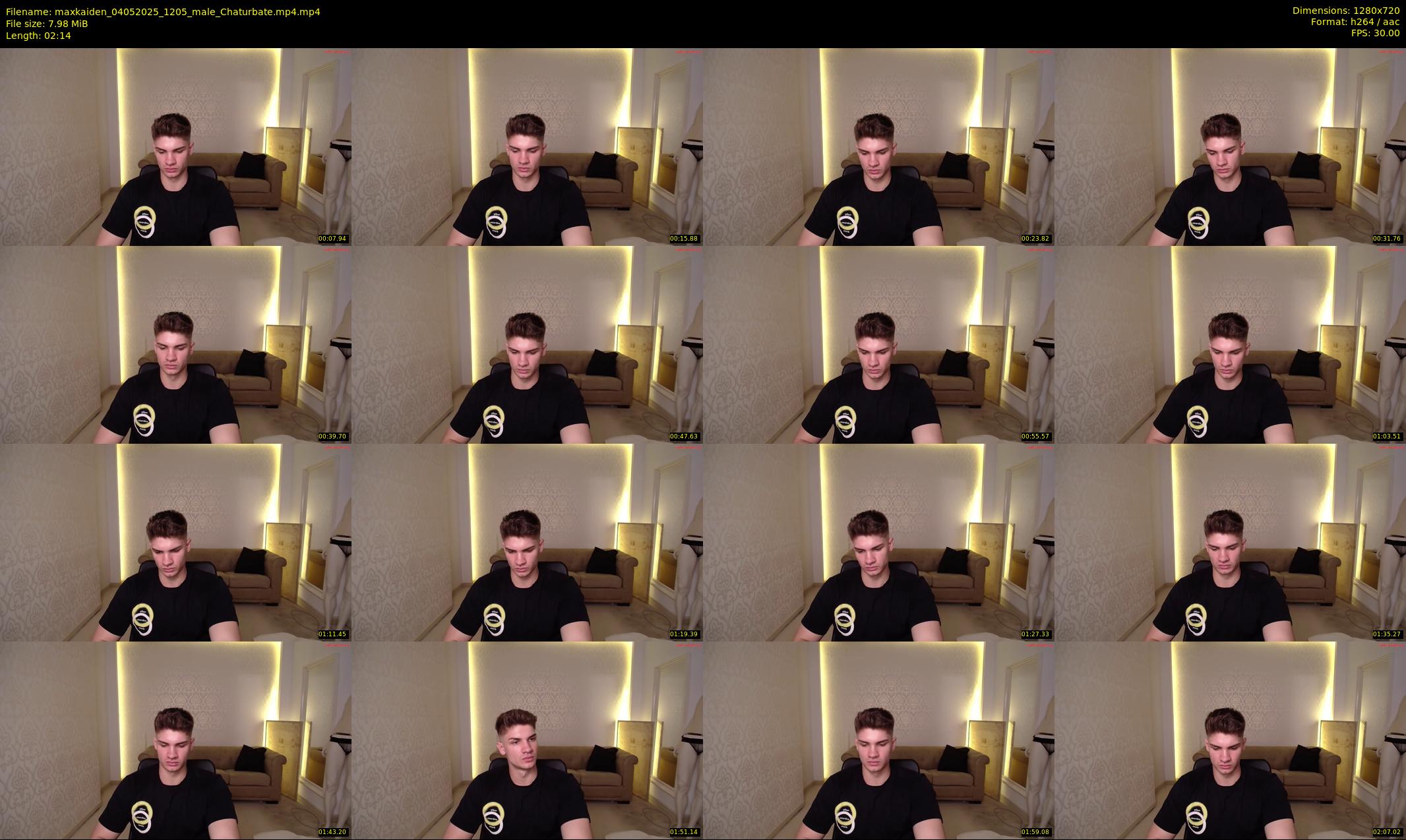 maxkaiden — 3 minute Chaturbate male cam show recording, 720p, May 4, 2025