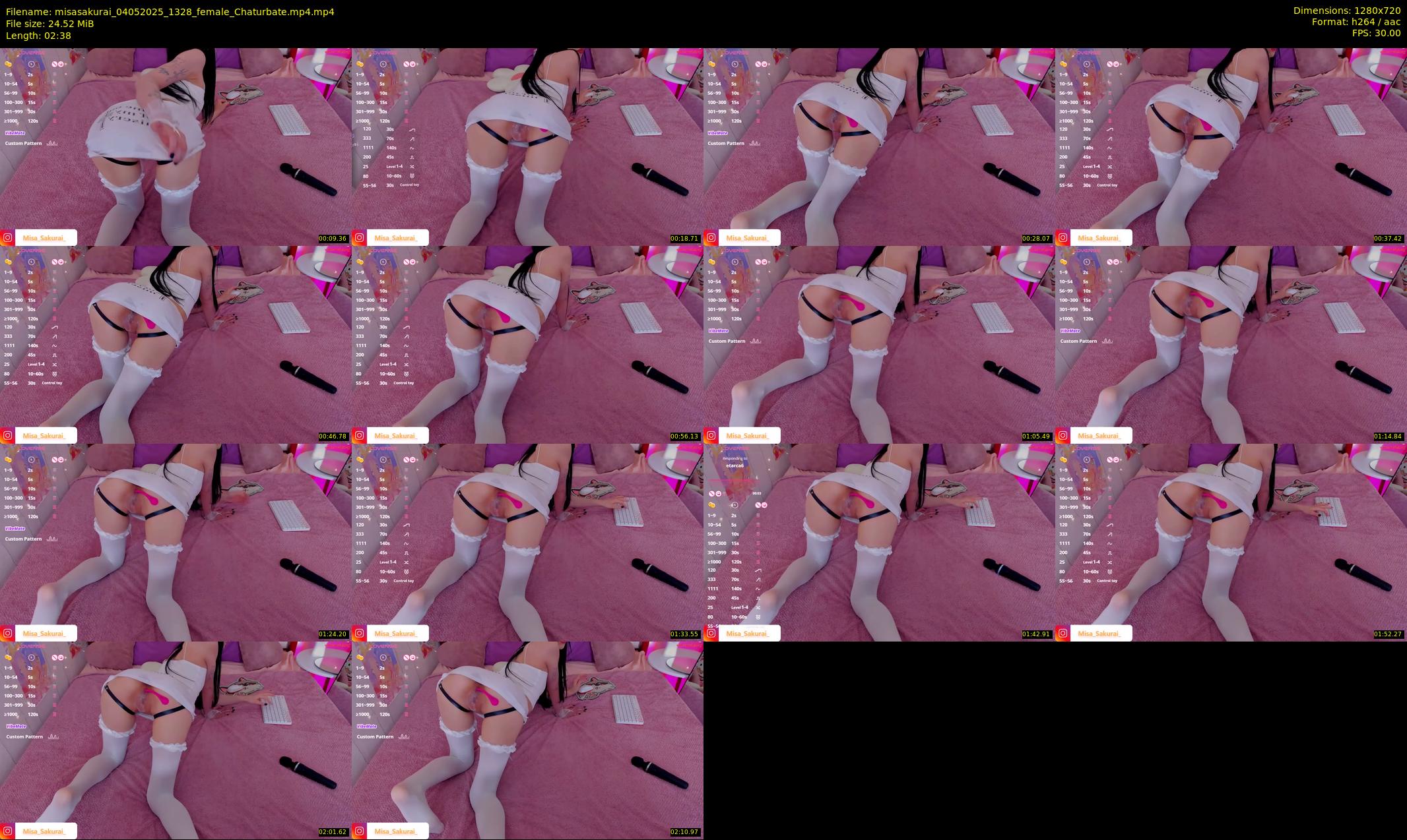 misasakurai — 3 minute Chaturbate female cam show recording, 720p, May 4, 2025