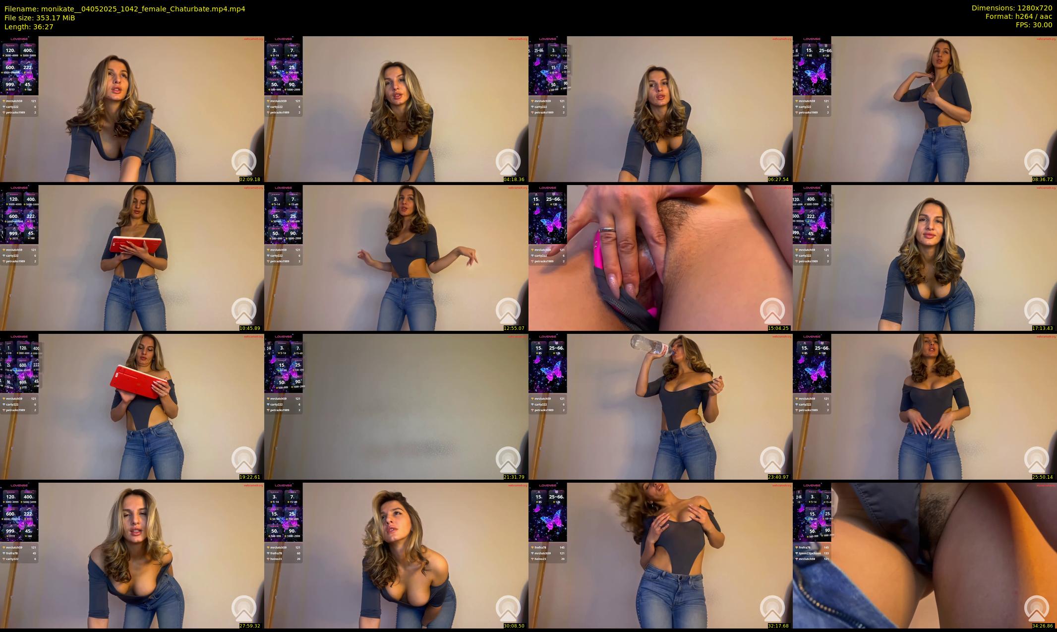 monikate_ — 37 minute Chaturbate couple cam show recording, 720p, May 4, 2025