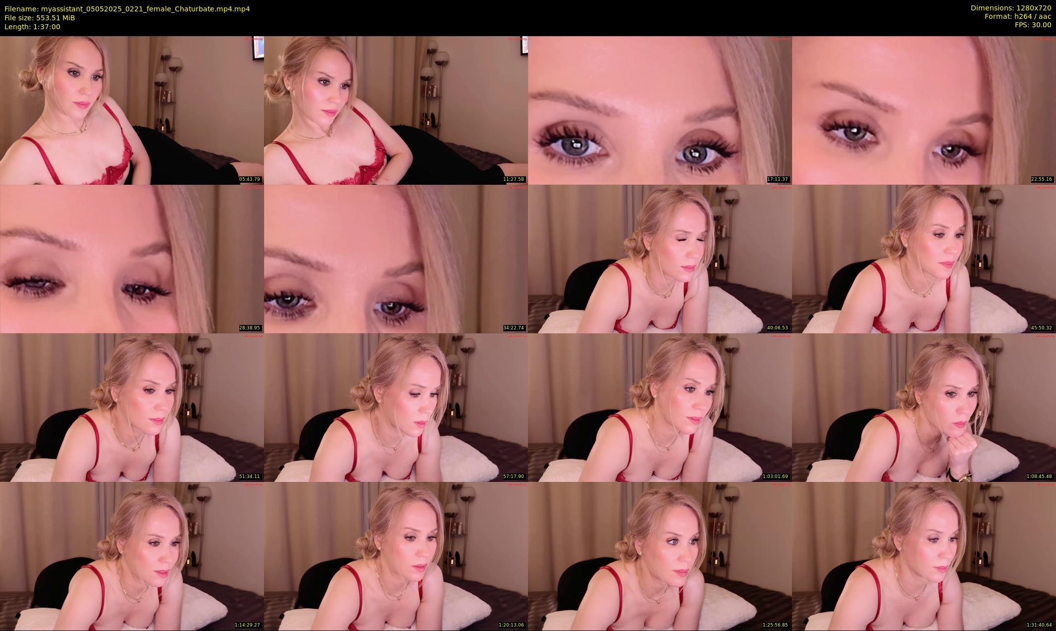 myassistant — 97 minute Chaturbate female cam show recording, 720p, May 5, 2025