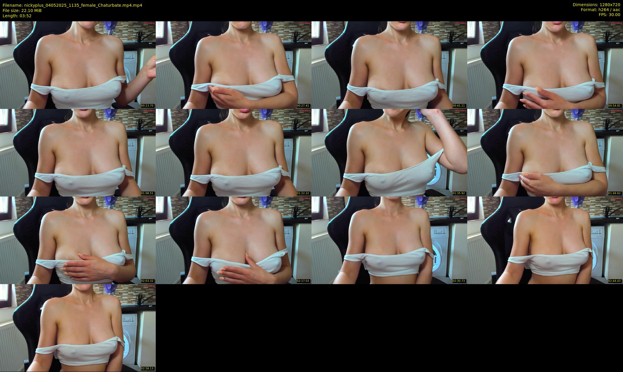 nickyplus — 4 minute Chaturbate couple cam show recording, 720p, May 4, 2025