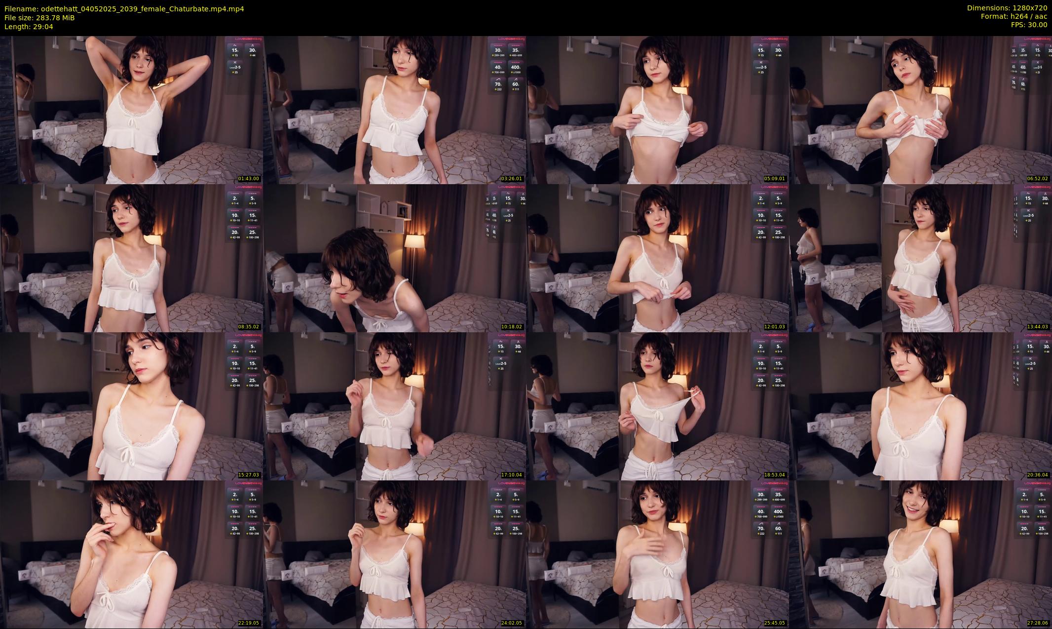 odettehatt — 30 minute Chaturbate female cam show recording, 720p, May 4, 2025