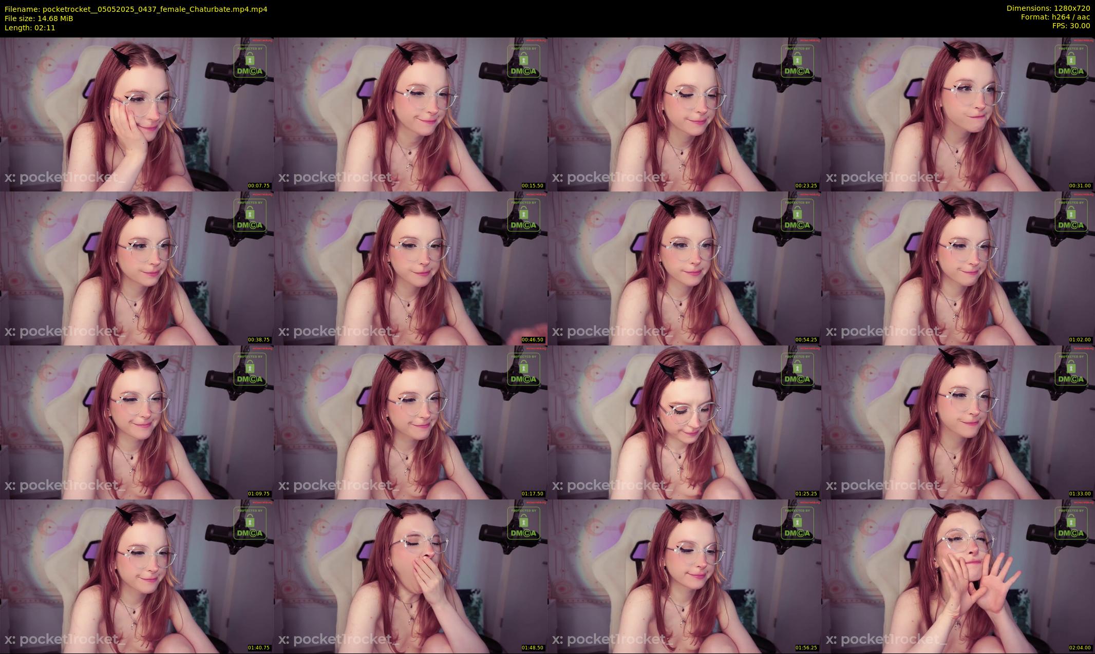 pocketrocket_ — 3 minute Chaturbate female cam show recording, 720p, May 5, 2025