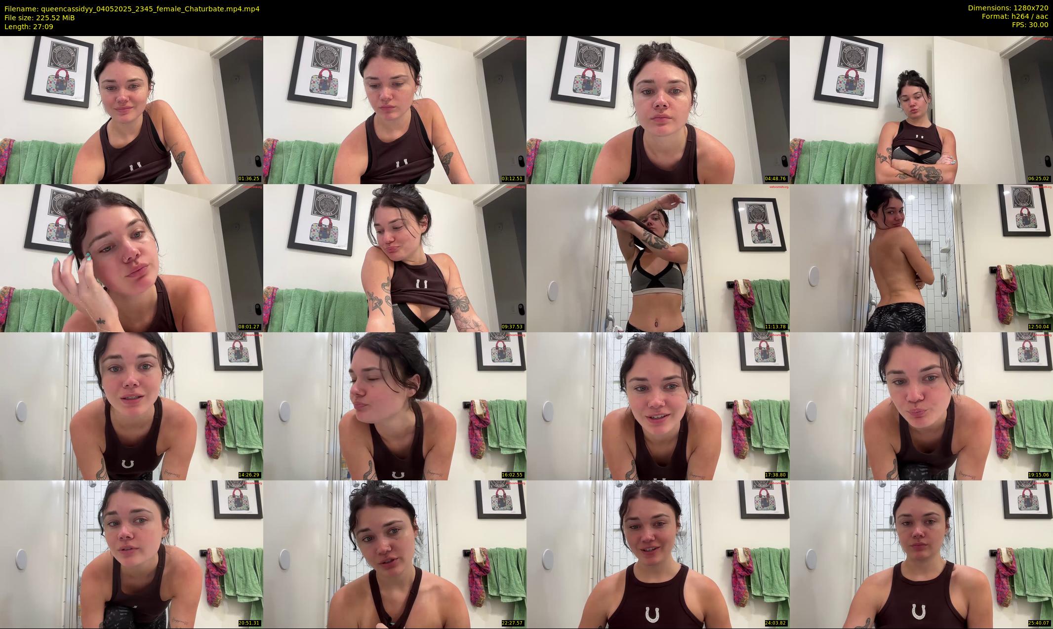 queencassidyy — 28 minute Chaturbate female cam show recording, 720p, May 4, 2025