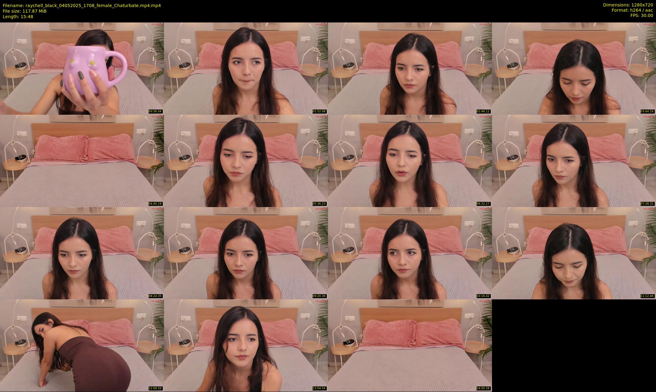raychell_black — 16 minute Chaturbate female cam show recording, 720p, May 4, 2025