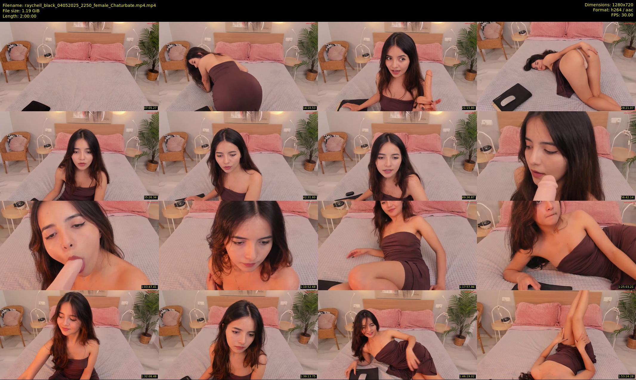 raychell_black — 120 minute Chaturbate female cam show recording, 720p, May 4, 2025