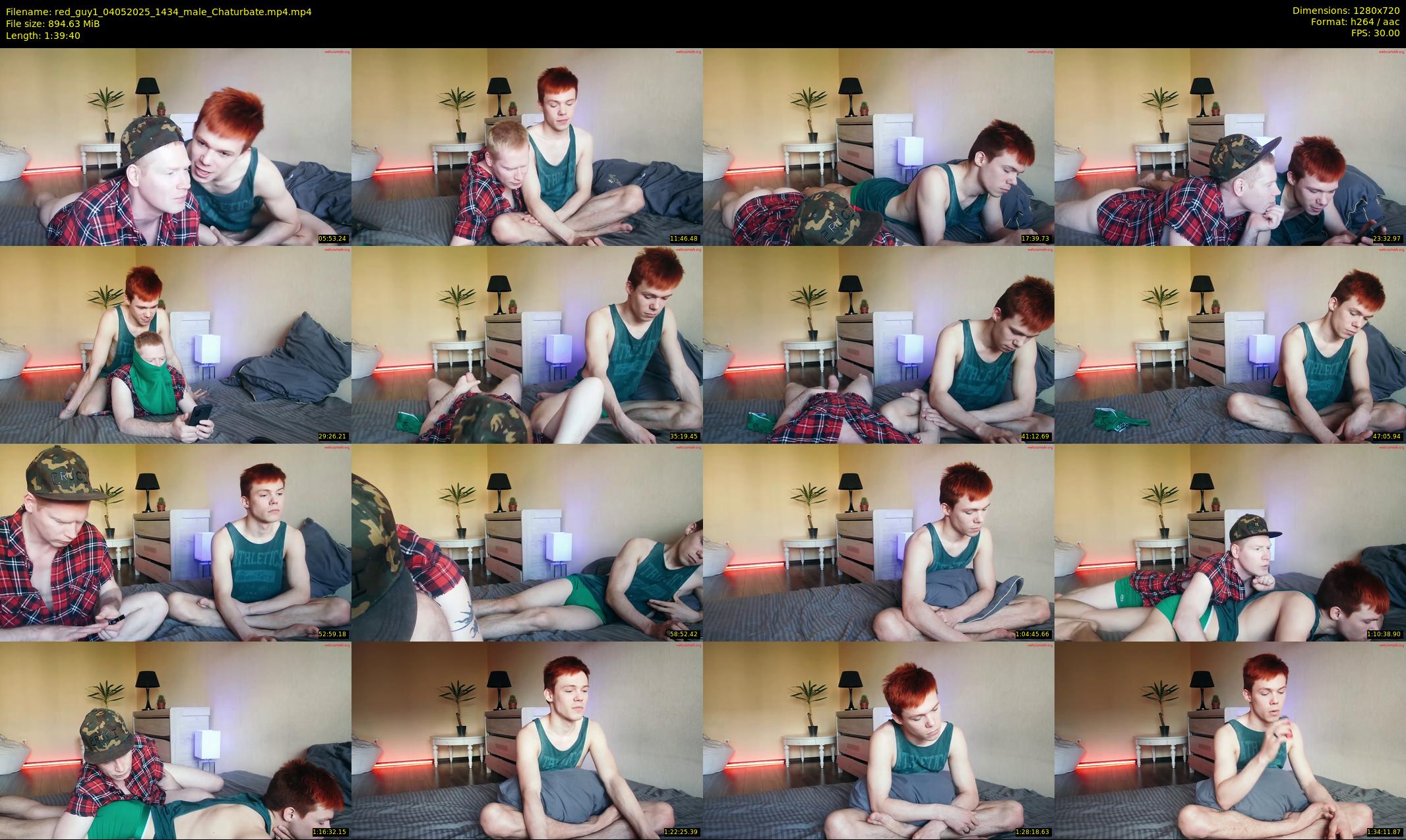 red_guy1 — 100 minute Chaturbate male cam show recording, 720p, May 4, 2025
