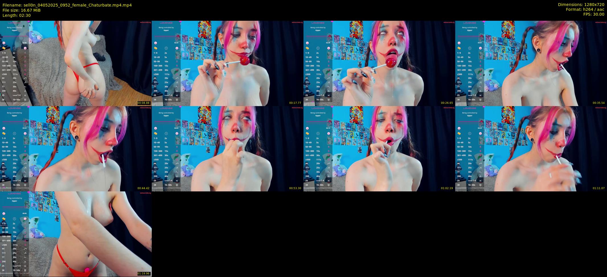 sell0n — 3 minute Chaturbate female cam show recording, 720p, May 4, 2025