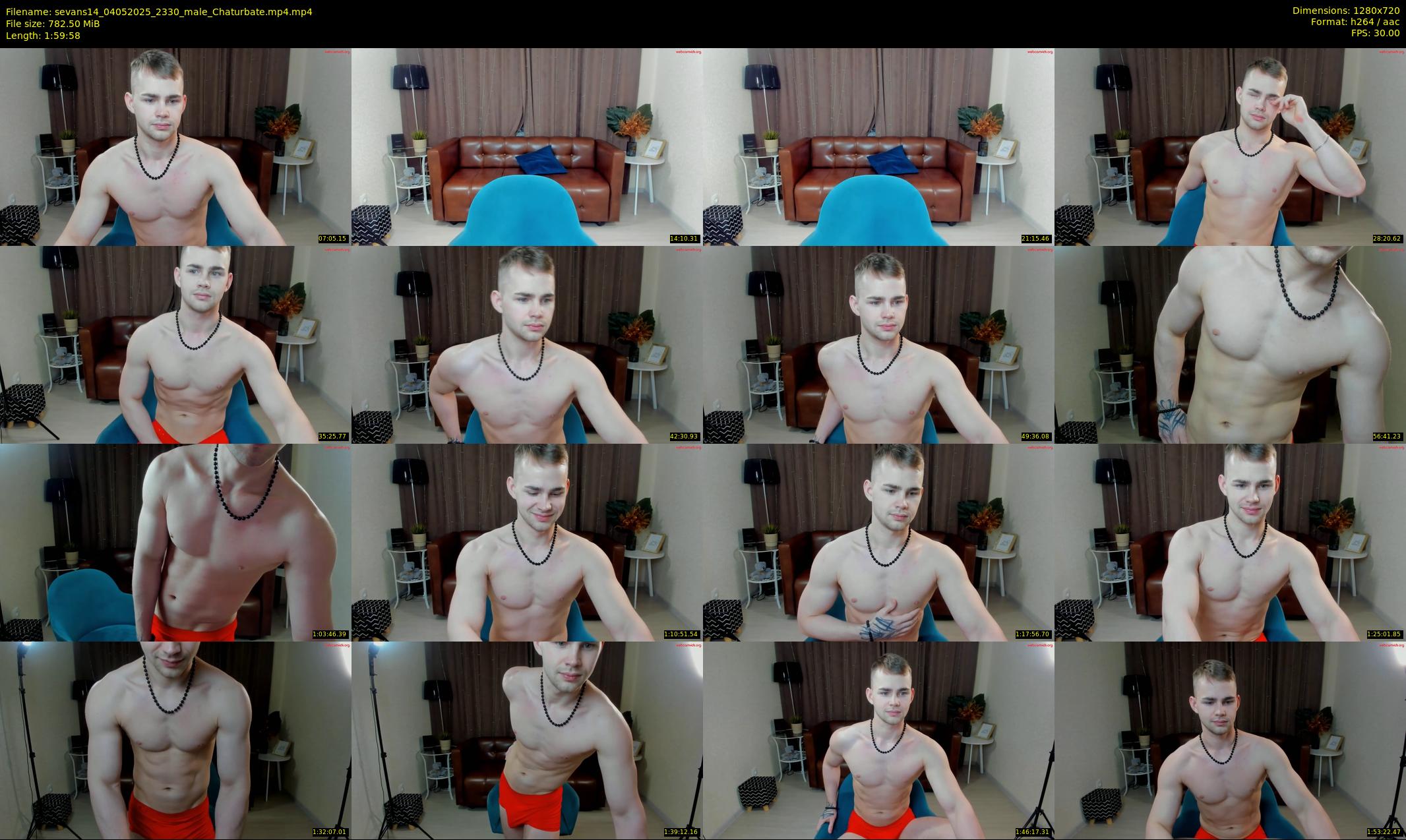 sevans14 — 120 minute Chaturbate male cam show recording, 720p, May 4, 2025