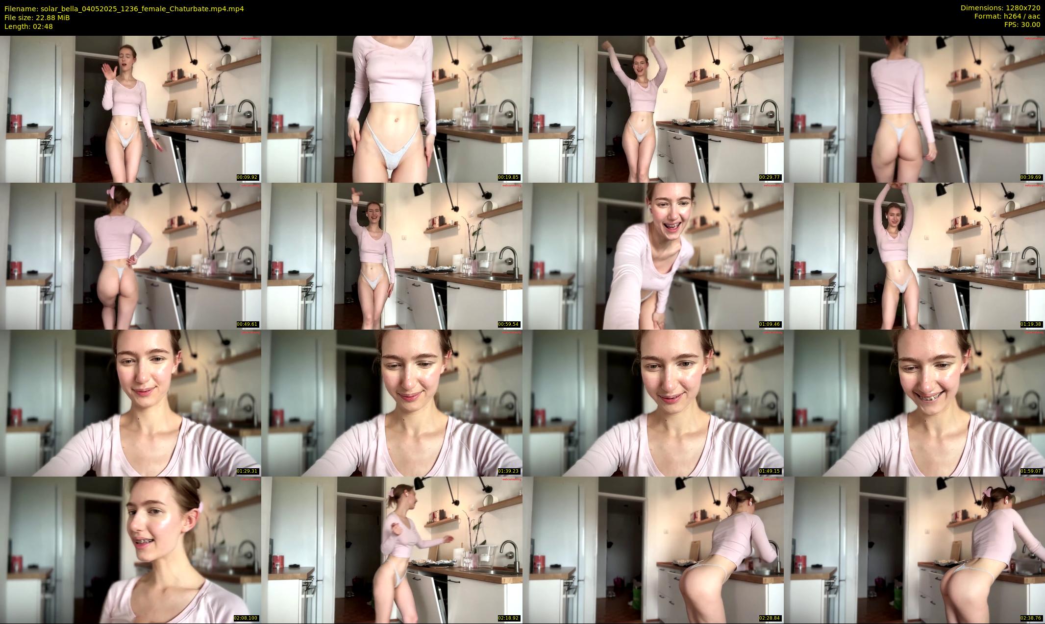 solar_bella — 3 minute Chaturbate female cam show recording, 720p, May 4, 2025