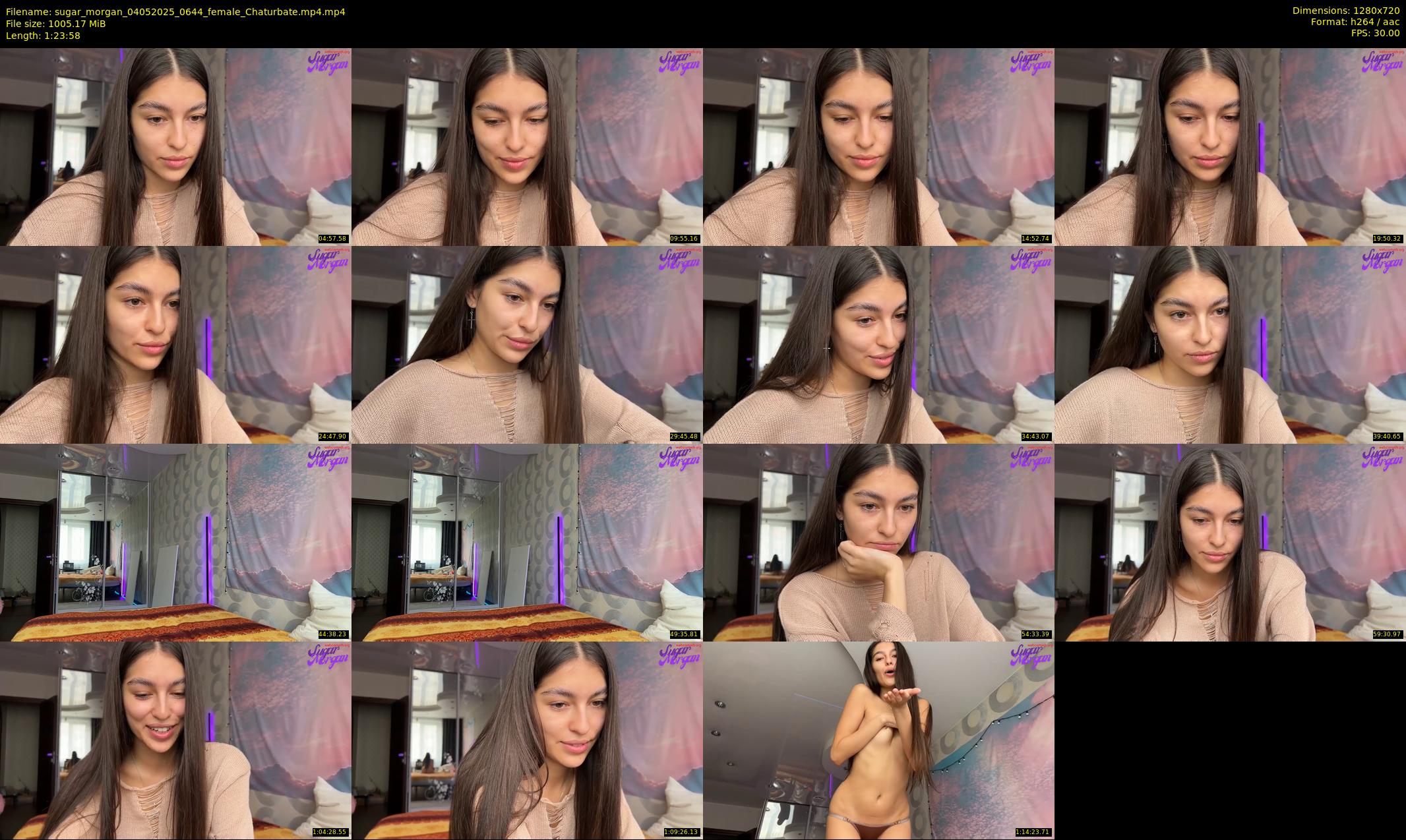 sugar_morgan — 84 minute Chaturbate female cam show recording, 720p, May 4, 2025