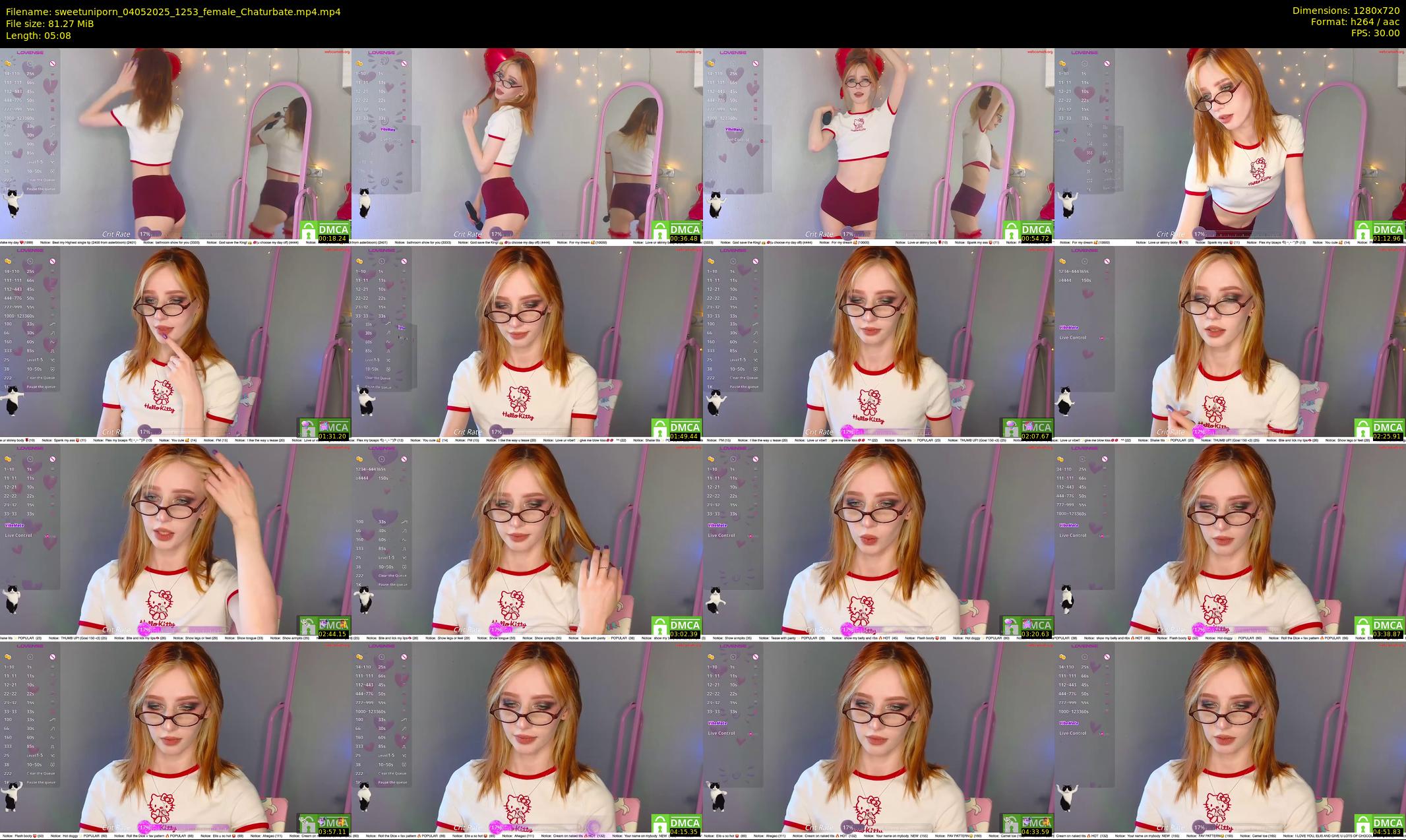 sweetuniporn — 6 minute Chaturbate couple cam show recording, 720p, May 4, 2025